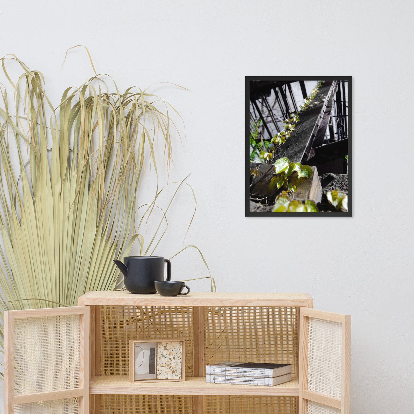 Nature Taking Over Botanical Nature Photo Framed Wall Art Print