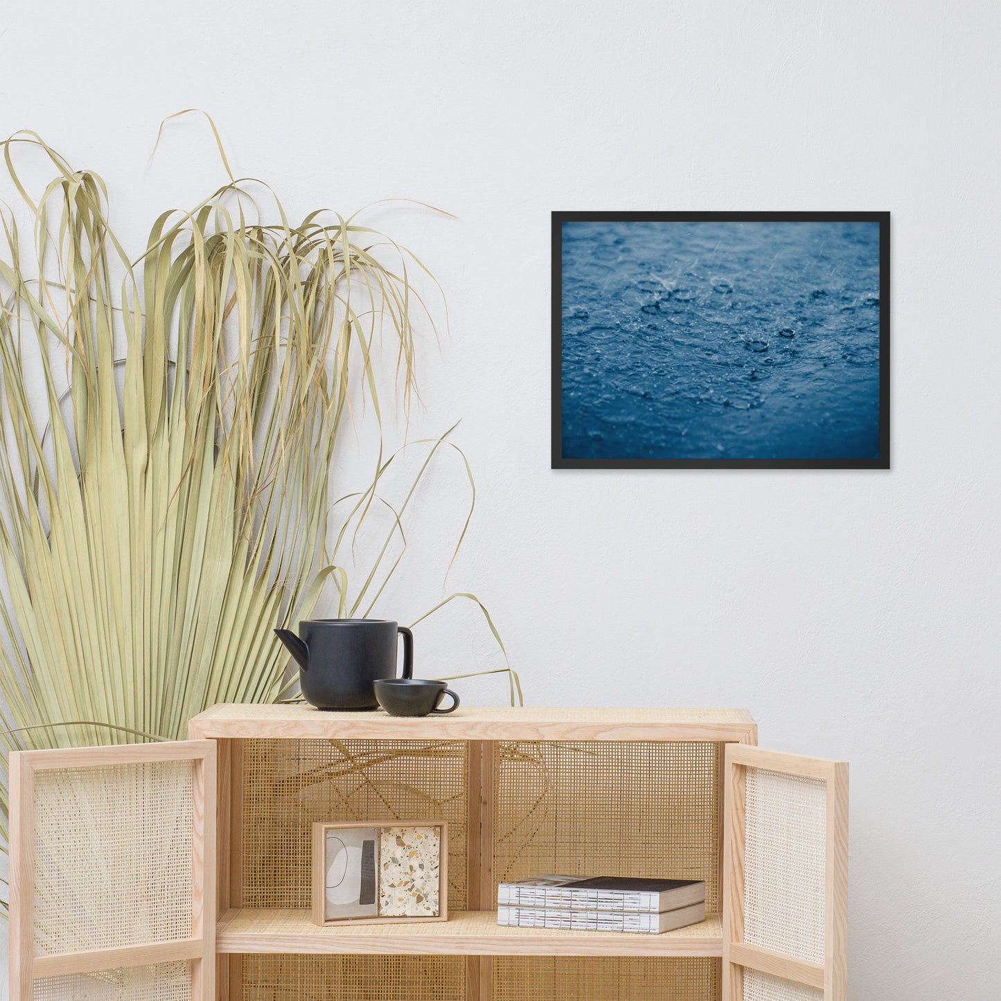 Let it Rain Nature Photo Framed Wall Art Print