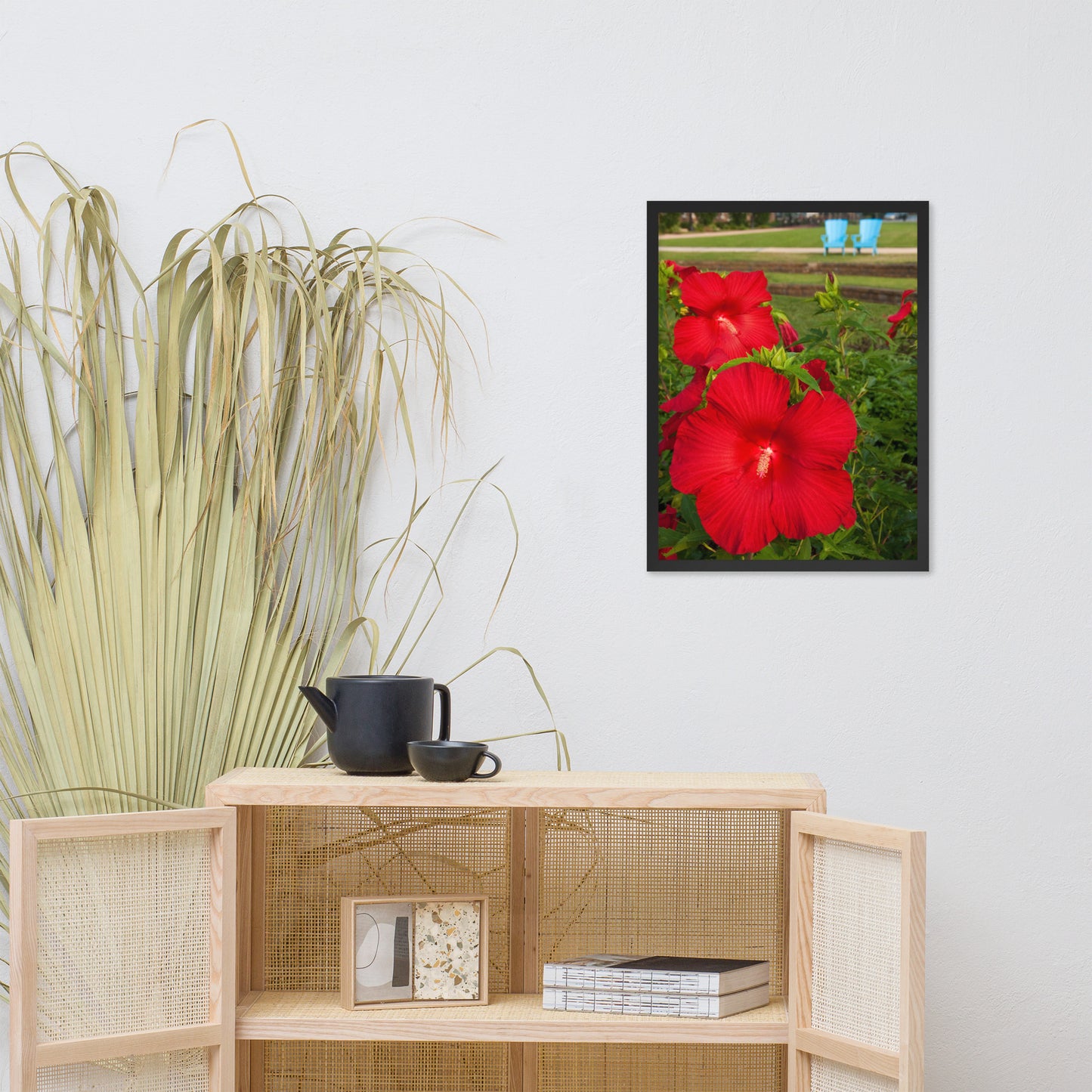 The Riverfront 2 Floral Nature Photo Framed Wall Art Print