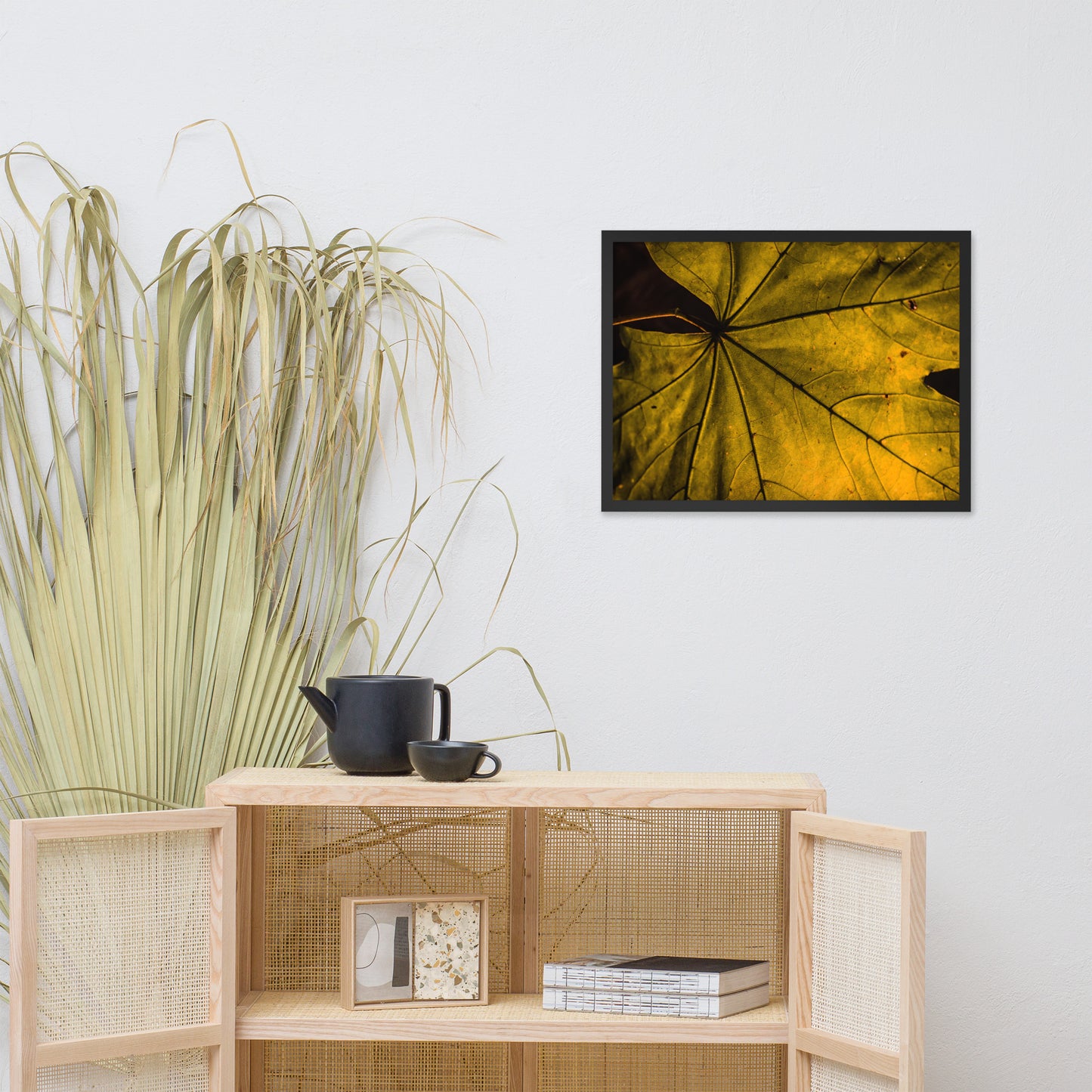 Seasons Change Botanical Nature Photo Framed Wall Art Print