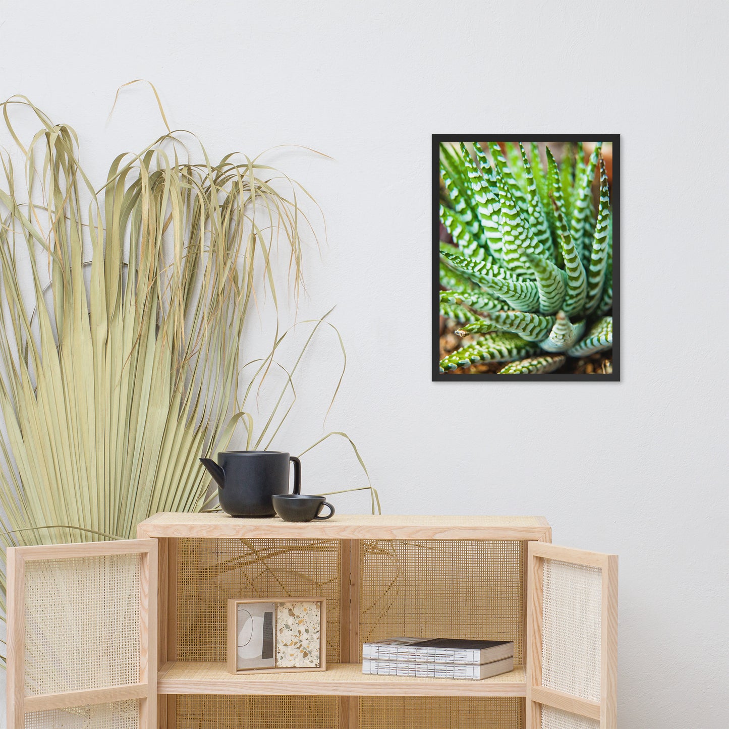Succulent 2 Botanical Nature Photo Framed Wall Art Print