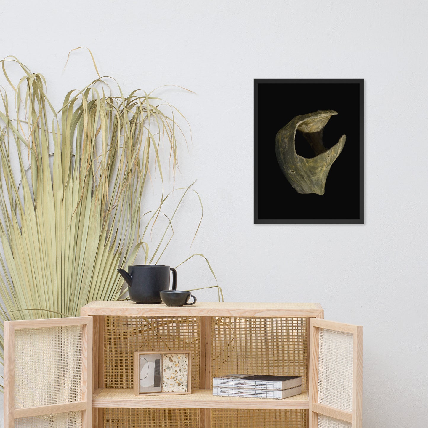 State of Erosion Image 5 Whelk Shell Coastal Nature Photo Framed Wall Art Print
