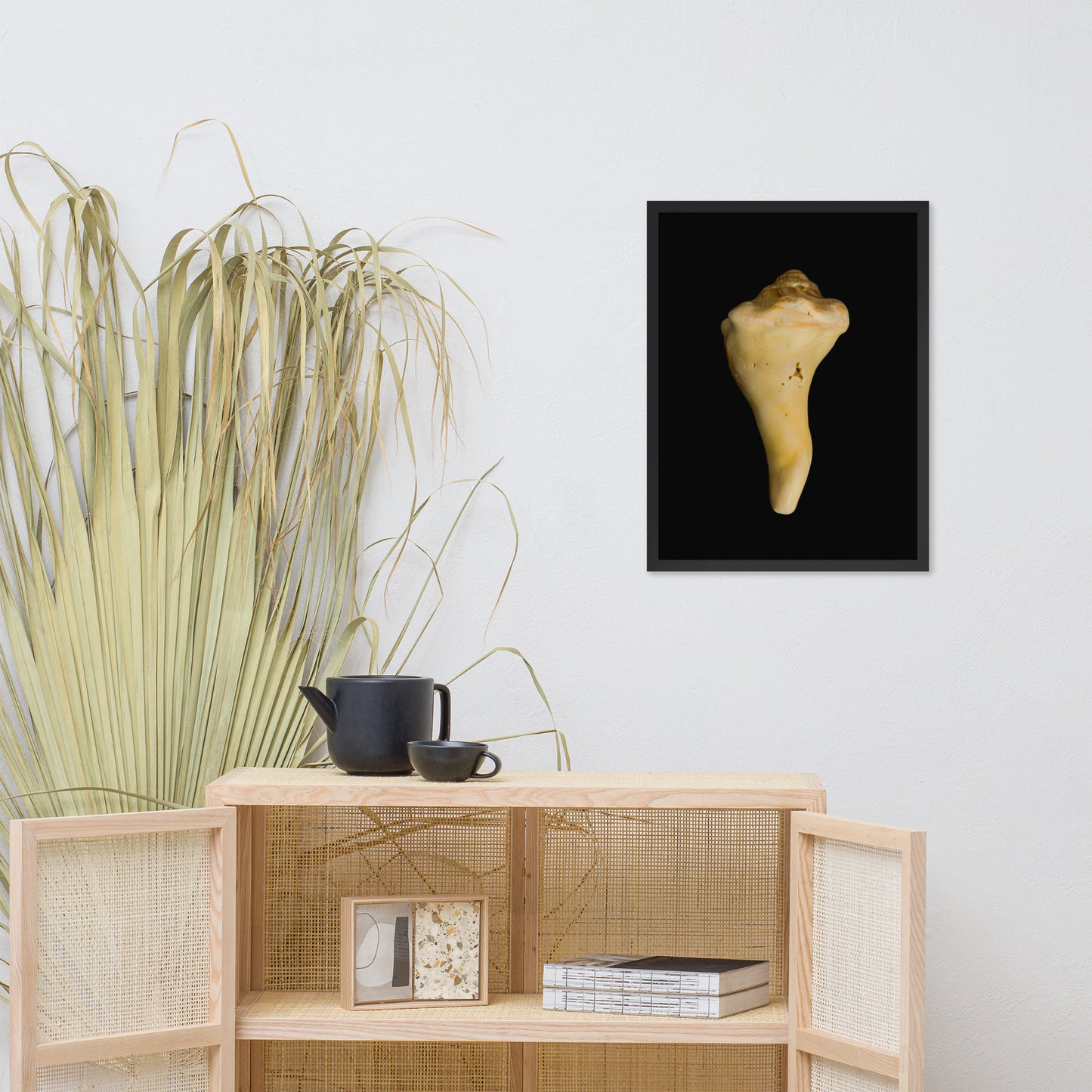 State of Erosion Image 8 Whelk Shell Coastal Nature Photo Framed Wall Art Print