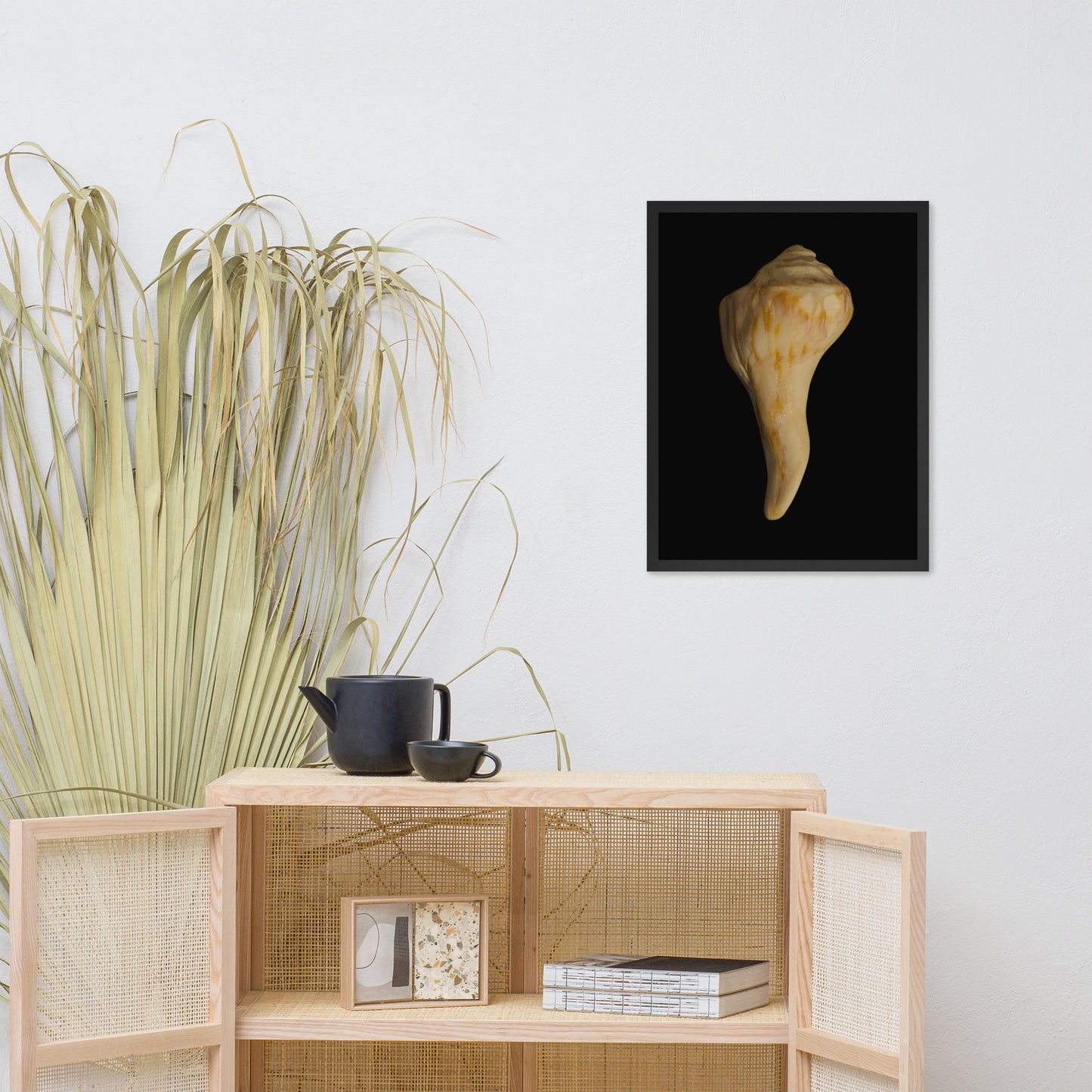States of Erosion Image 9 Whelk Shell Coastal Nature Photo Framed Wall Art Print