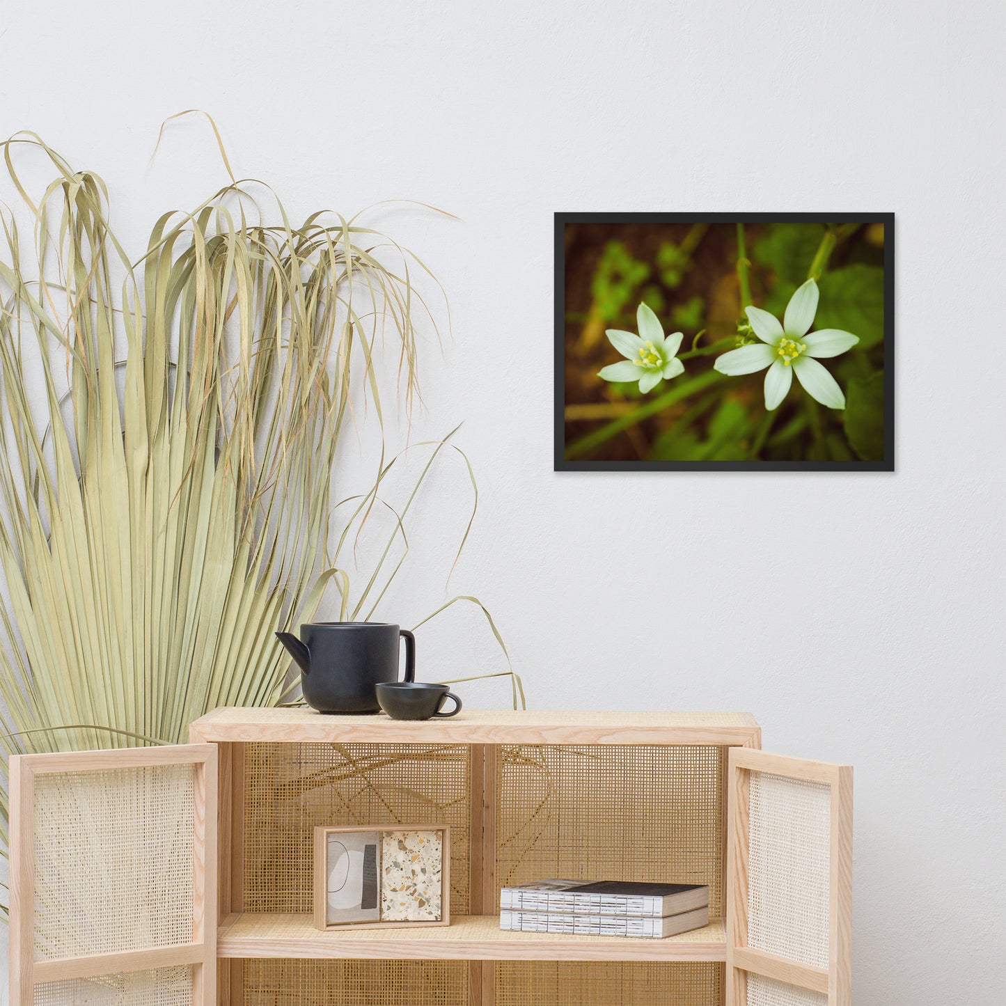 Wild Beauty Floral Nature Photo Framed Wall Art Print