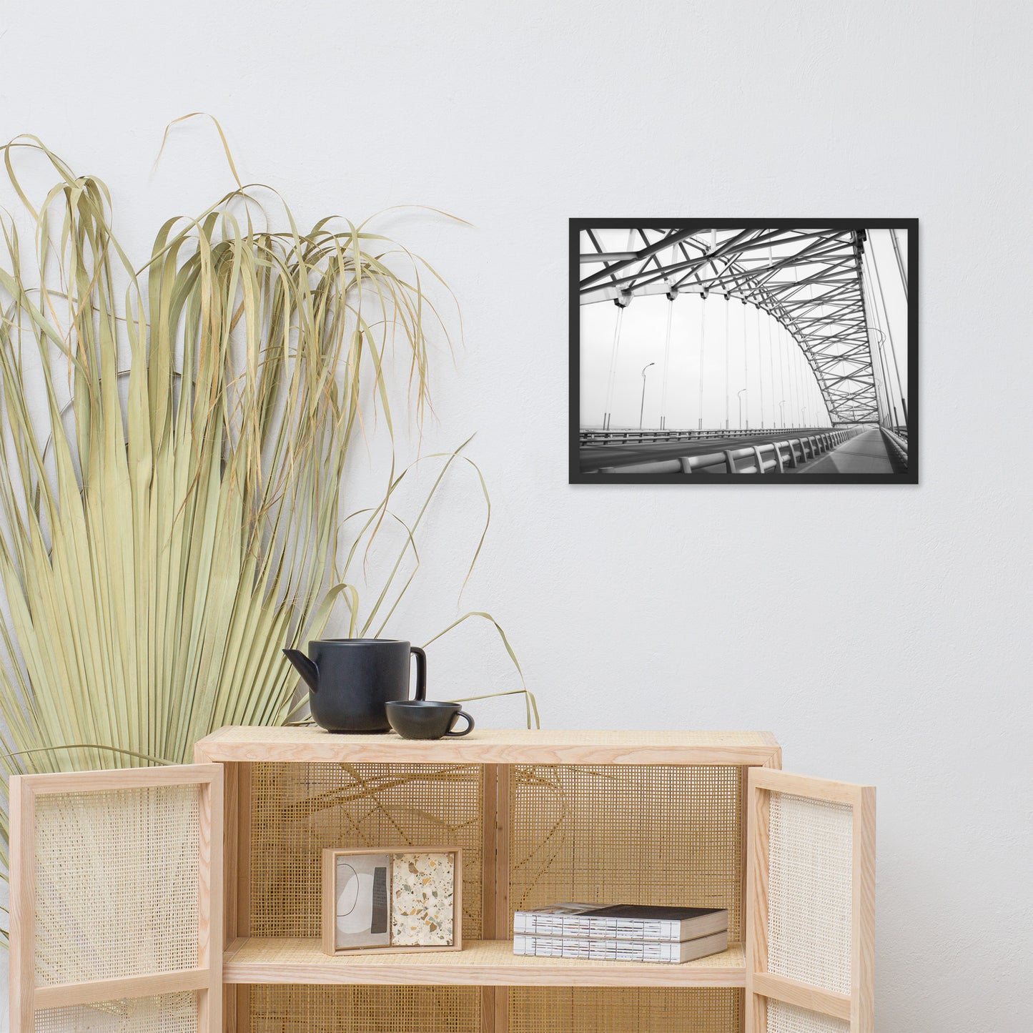 Ethereal Crossing Architectural Photograph Framed Wall Art Print