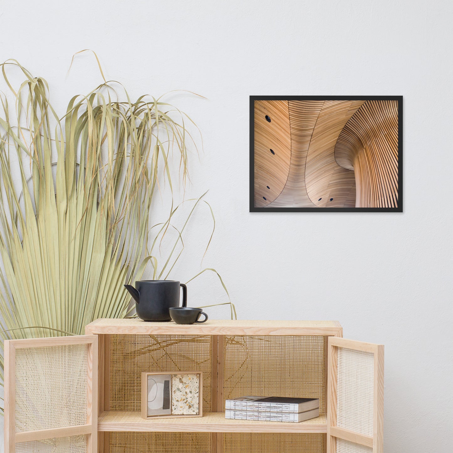 Arboreal Rhythm Architectural Photograph Framed Wall Art Print