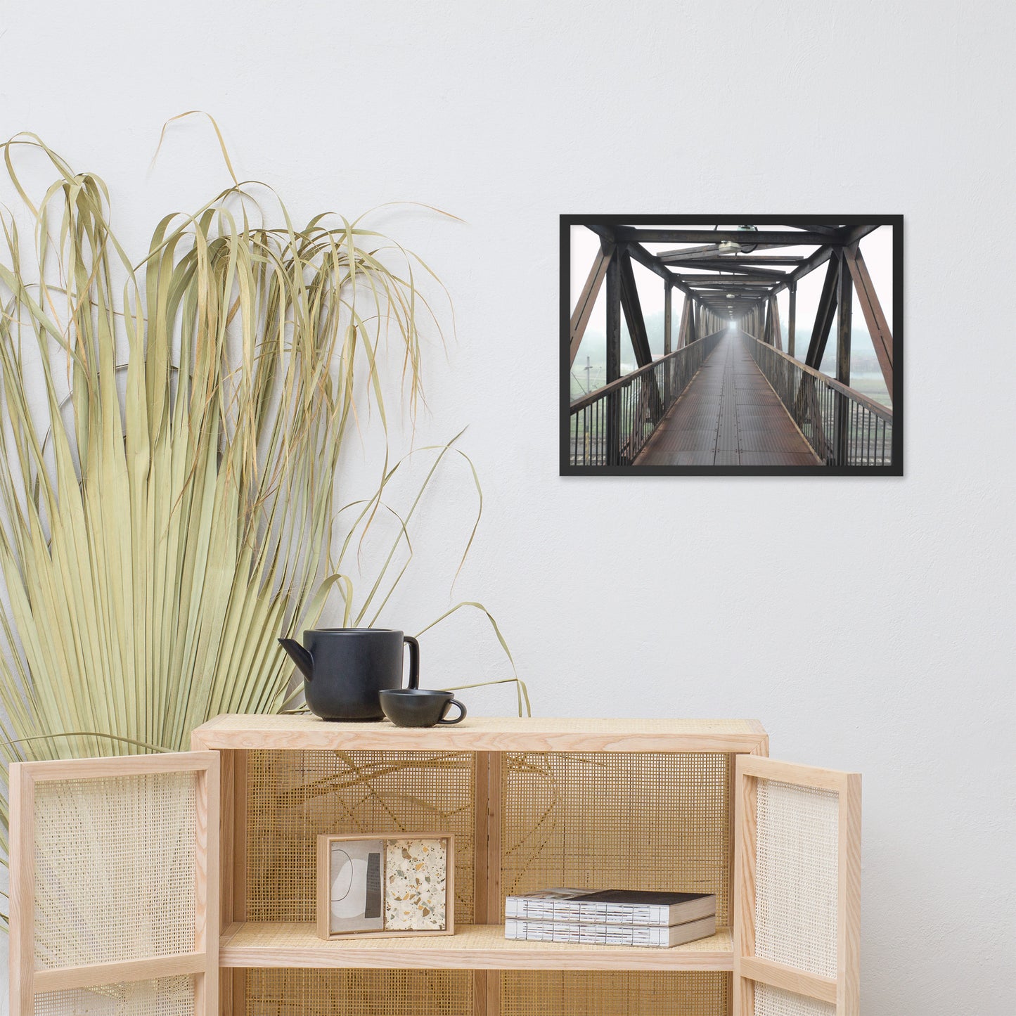 Vanishing Point Architectural Photograph Framed Wall Art Print