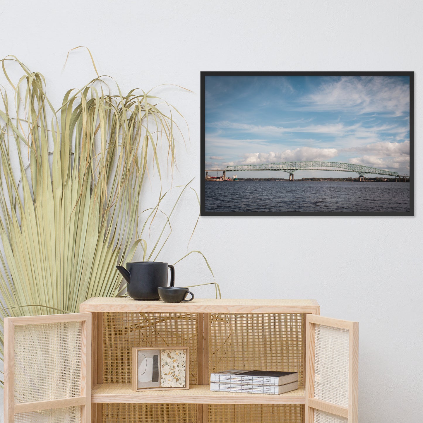 Bridges of Jacksonville Florida 2 Landscape Photo Framed Wall Art Print