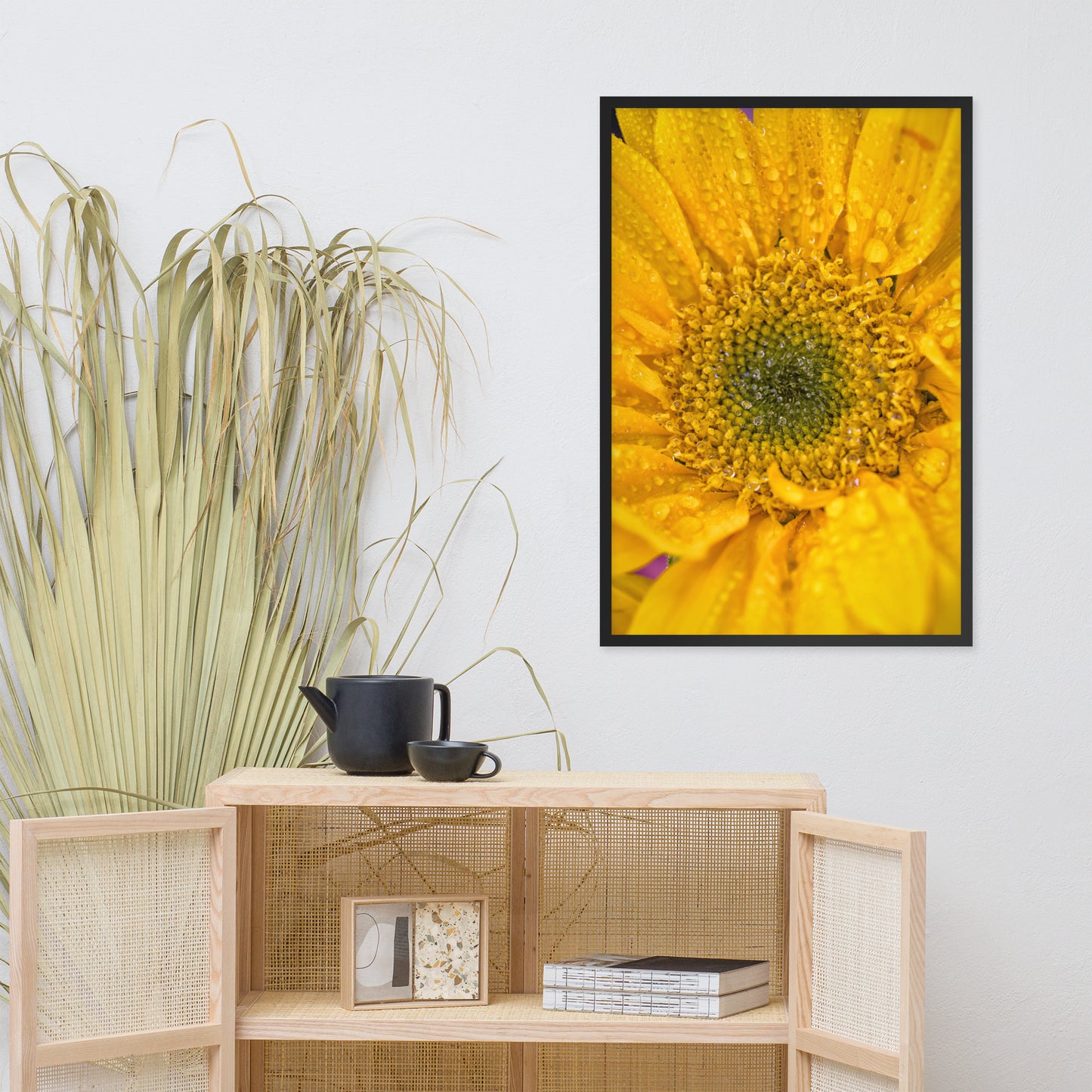Joyful Color Floral Nature Photo Framed Wall Art Print