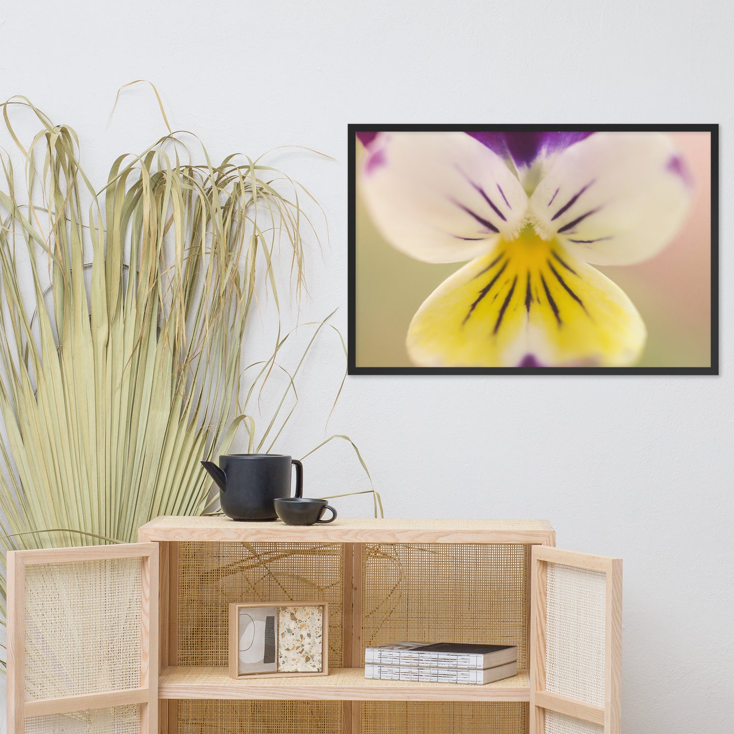 Oh Violet Floral Nature Photo Framed Wall Art Print