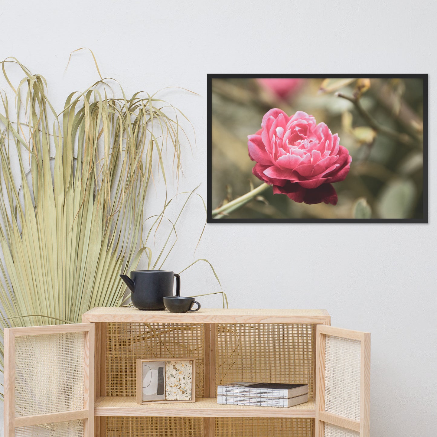 Perfect Petals Colorized Floral Nature Photo Framed Wall Art Print