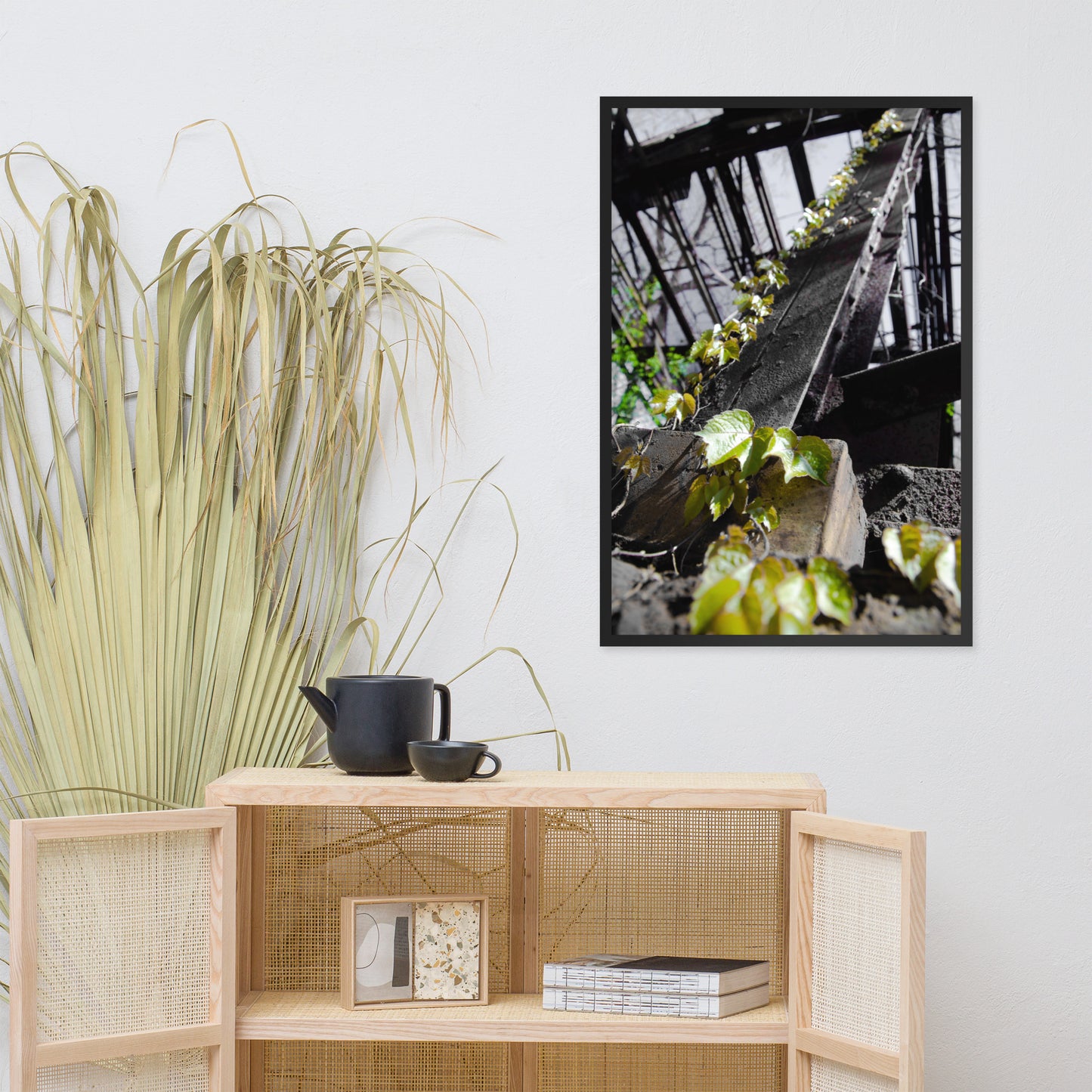 Nature Taking Over Botanical Nature Photo Framed Wall Art Print