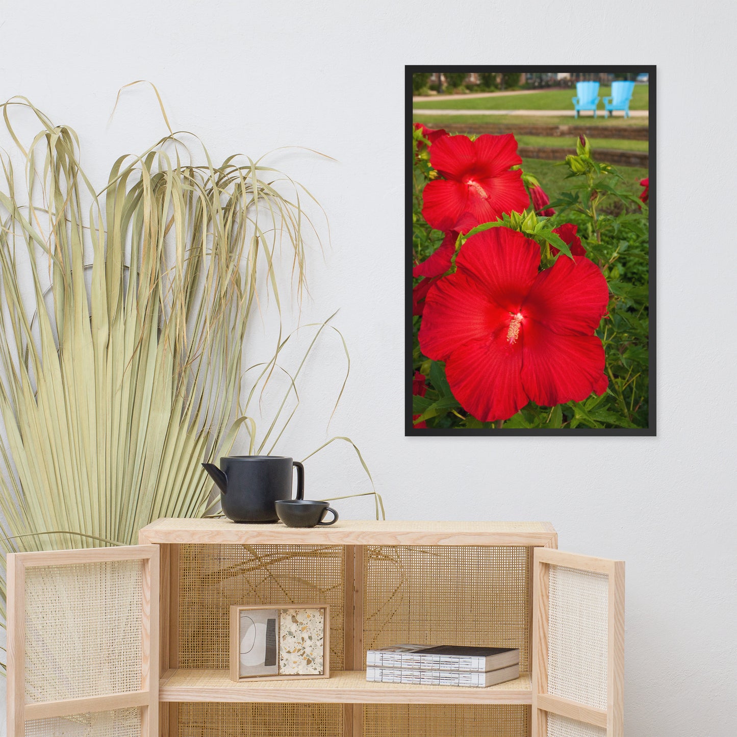 The Riverfront 2 Floral Nature Photo Framed Wall Art Print
