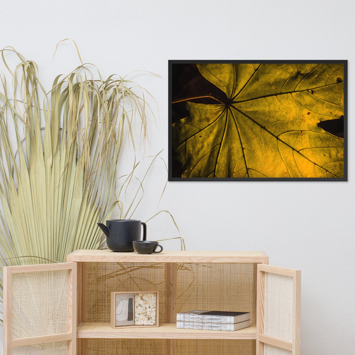 Seasons Change Botanical Nature Photo Framed Wall Art Print