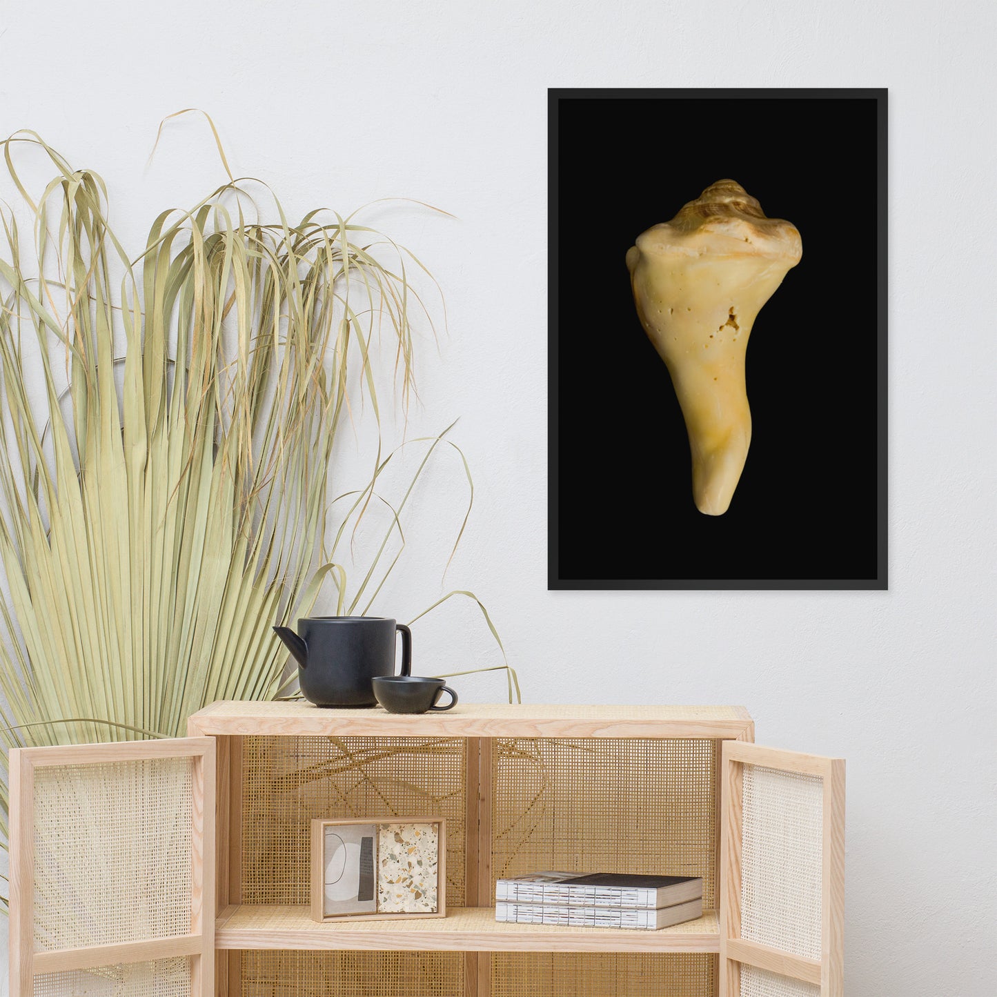 State of Erosion Image 8 Whelk Shell Coastal Nature Photo Framed Wall Art Print