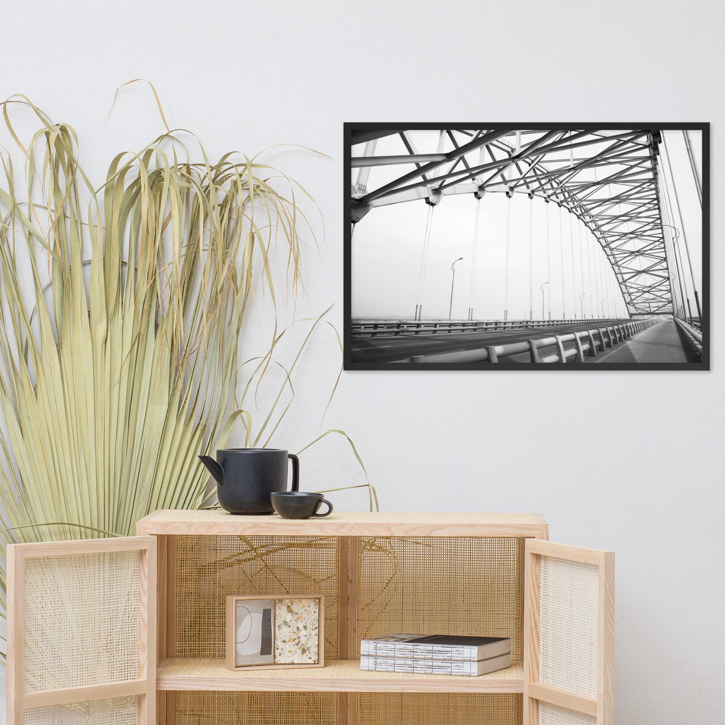 Ethereal Crossing Architectural Photograph Framed Wall Art Print