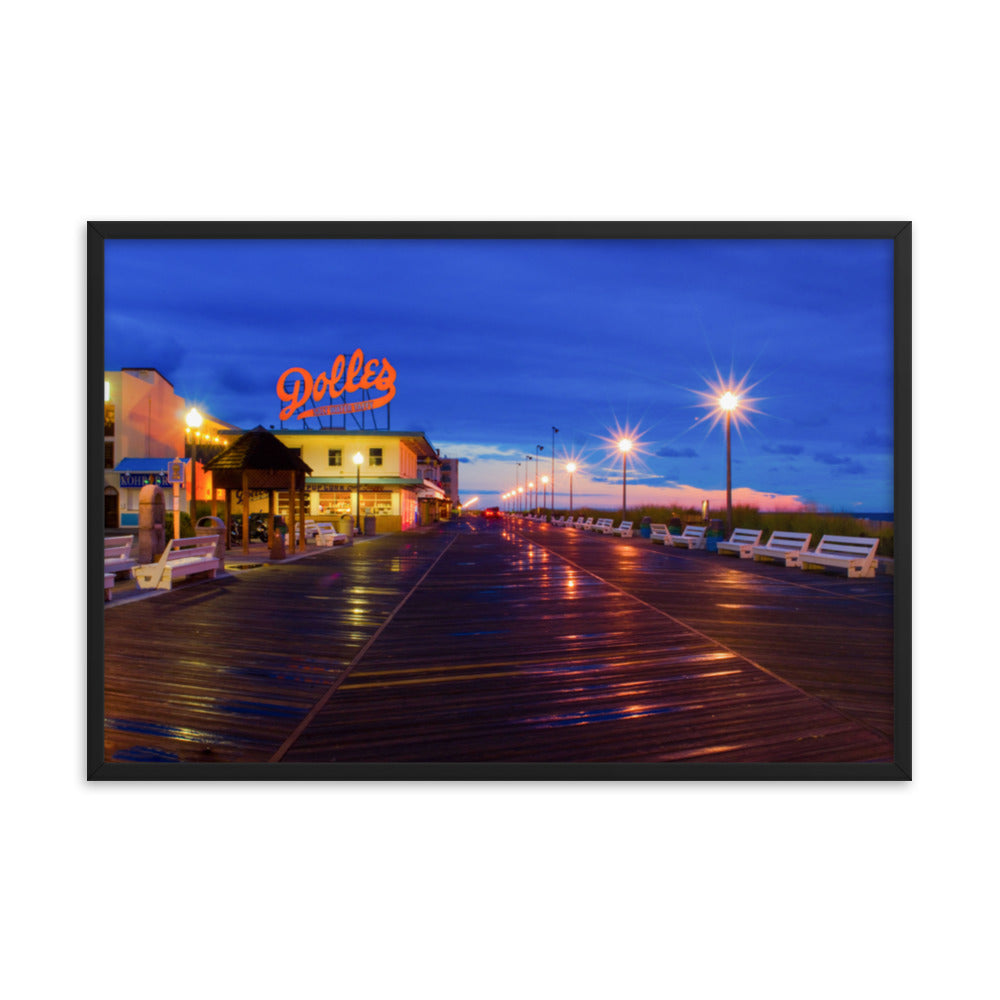 Early Morning at Dolles Urban Landscape Photo Framed Wall Art Print