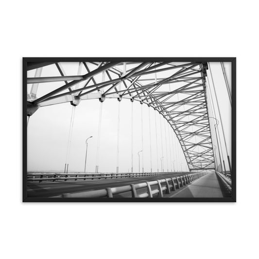 Ethereal Crossing Architectural Photograph Framed Wall Art Print