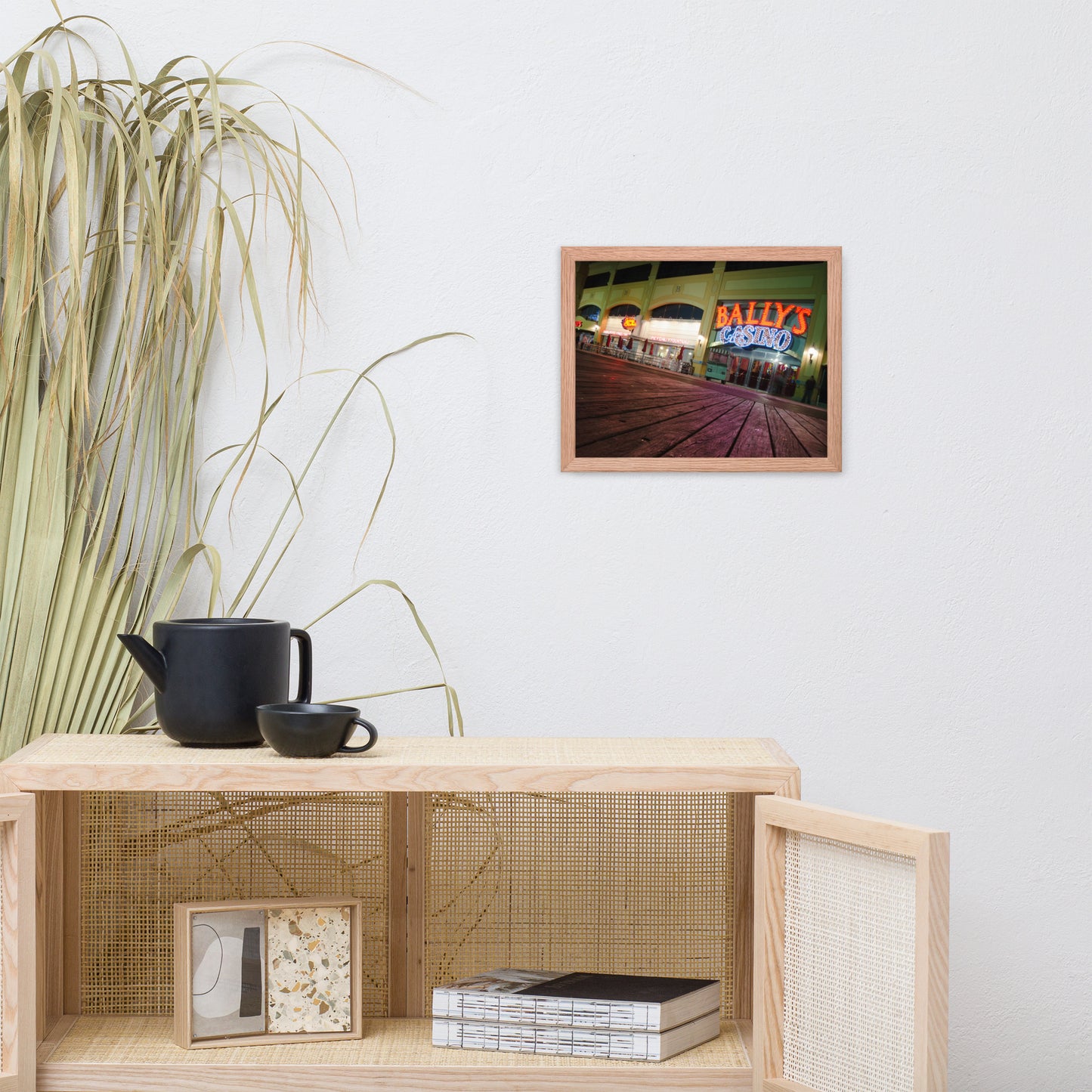 Low On The Boards Urban Landscape Photo Framed Wall Art Print