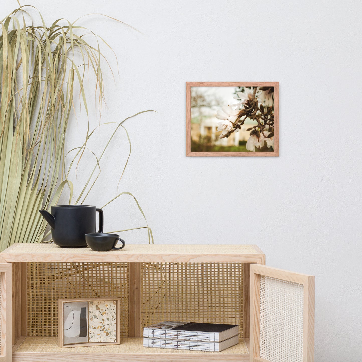 Bellevue Mansion Floral Nature Photo Framed Wall Art Print