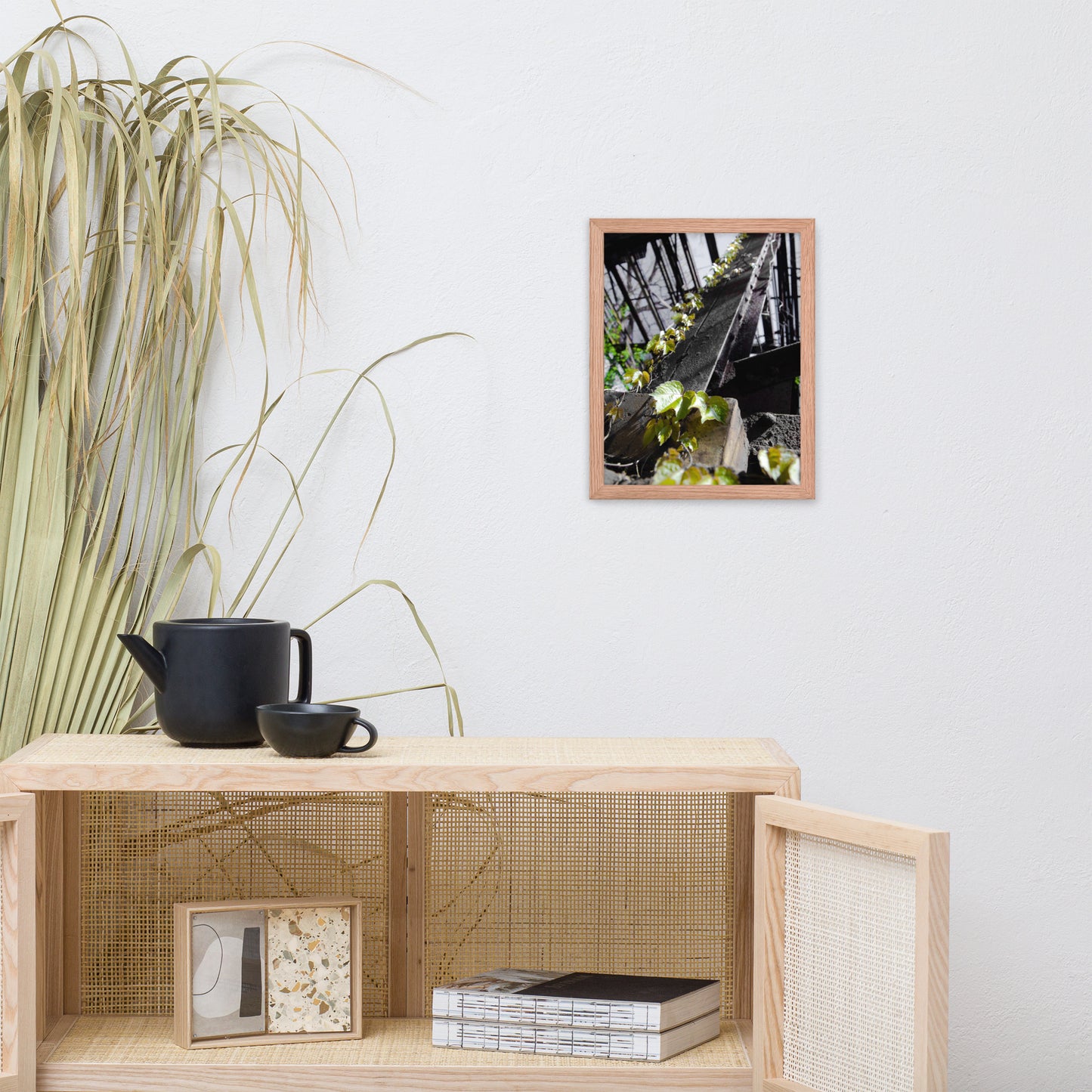 Nature Taking Over Botanical Nature Photo Framed Wall Art Print