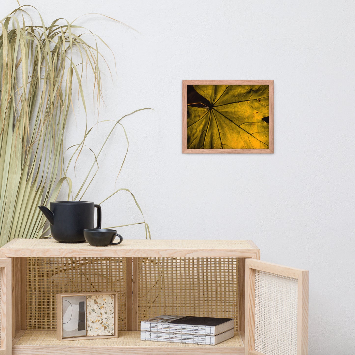 Seasons Change Botanical Nature Photo Framed Wall Art Print