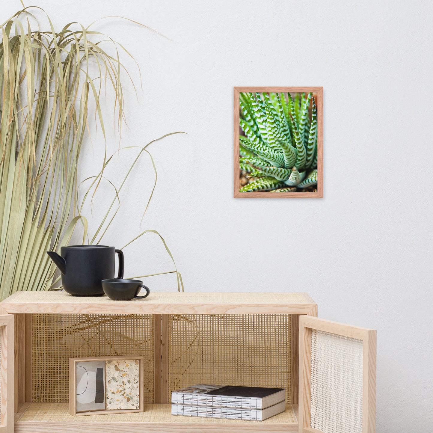 Succulent 2 Botanical Nature Photo Framed Wall Art Print