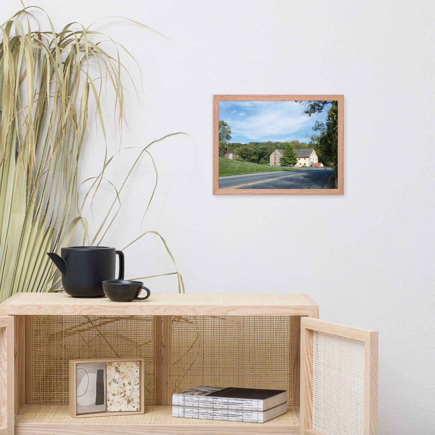 Greenbank Mill Summer Rural Landscape Framed Photo Paper Wall Art Prints