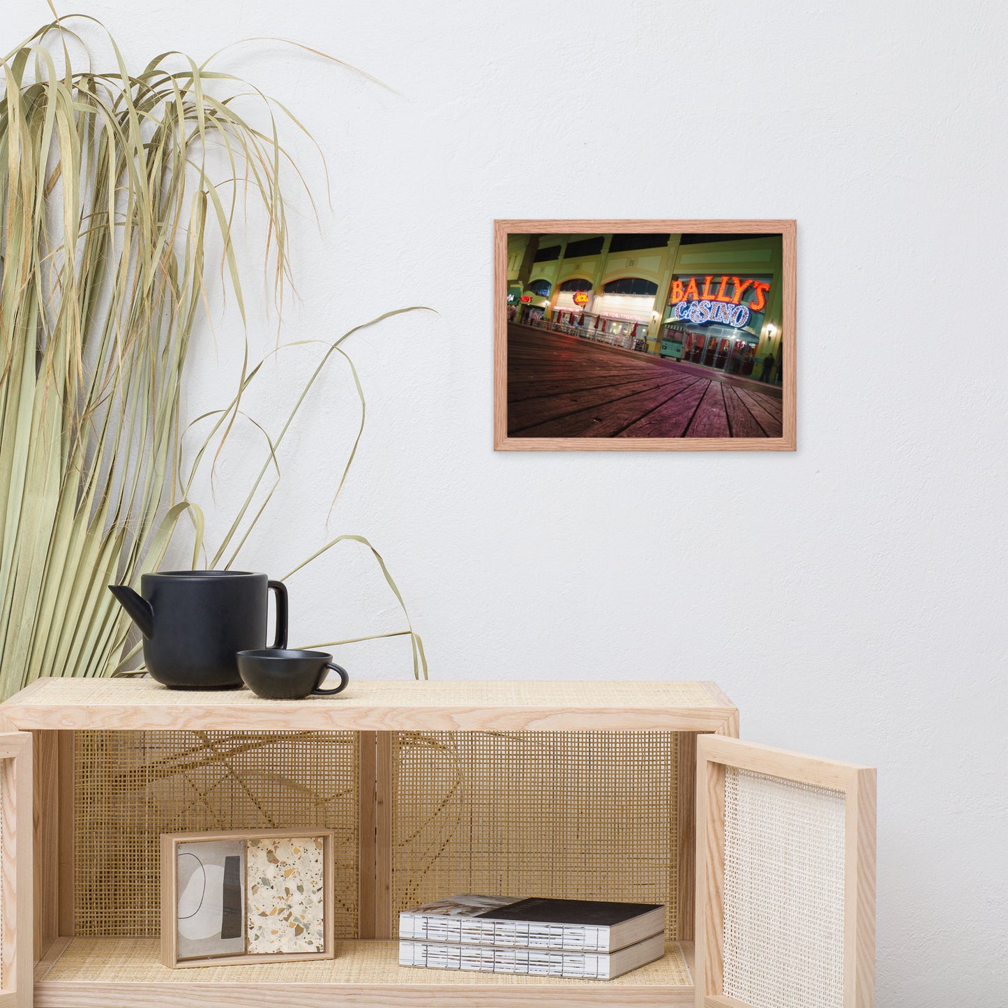 Low On The Boards Urban Landscape Photo Framed Wall Art Print