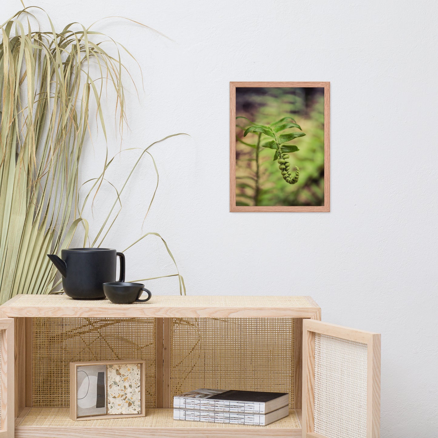 Growth of the Forest Floor Botanical Nature Photo Framed Wall Art Print