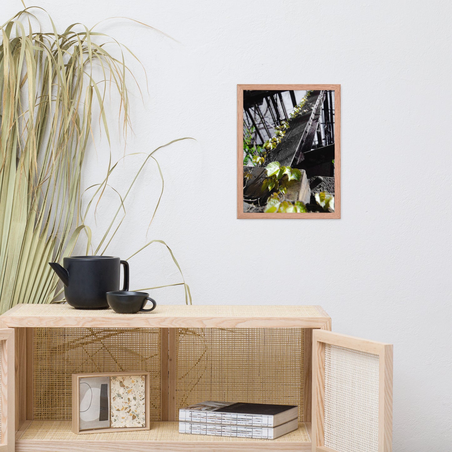 Nature Taking Over Botanical Nature Photo Framed Wall Art Print