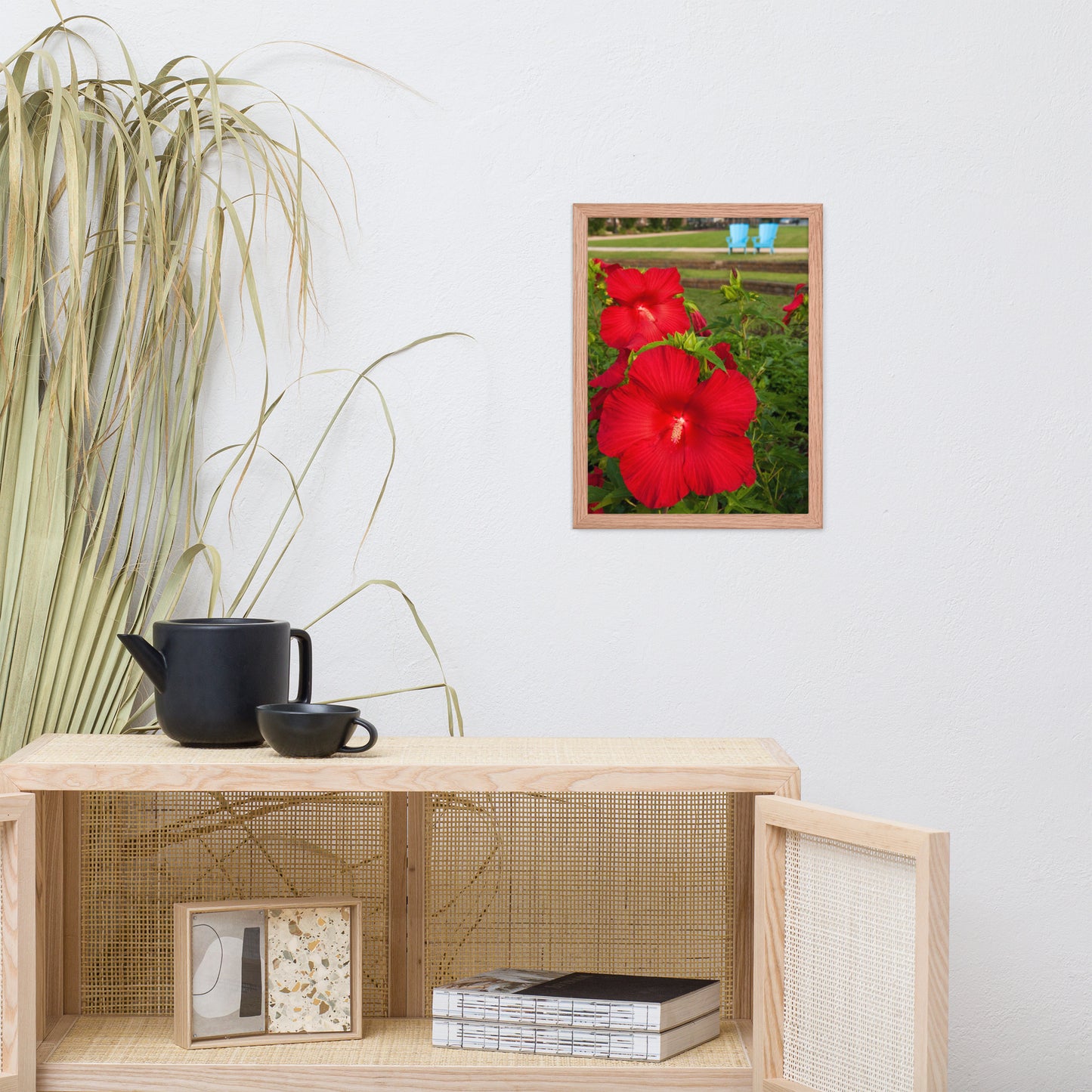 The Riverfront 2 Floral Nature Photo Framed Wall Art Print