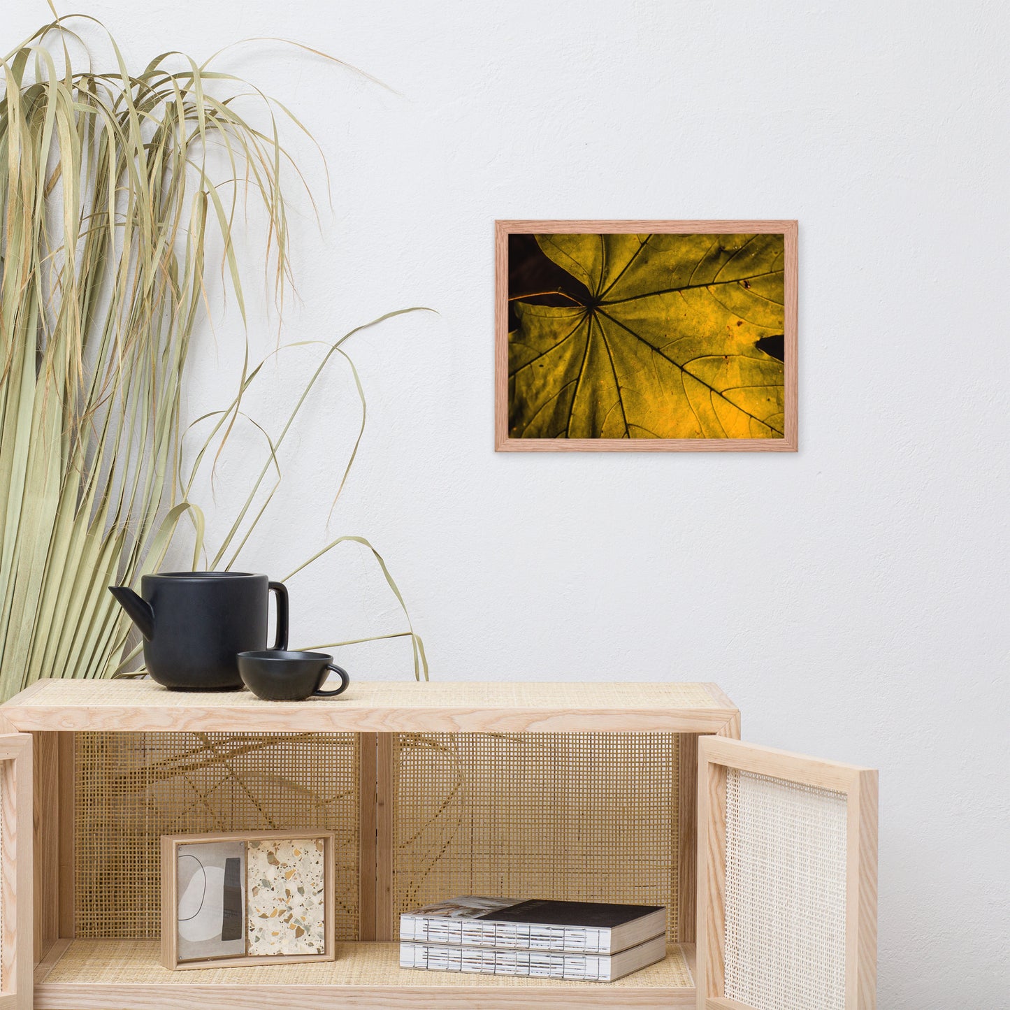 Seasons Change Botanical Nature Photo Framed Wall Art Print