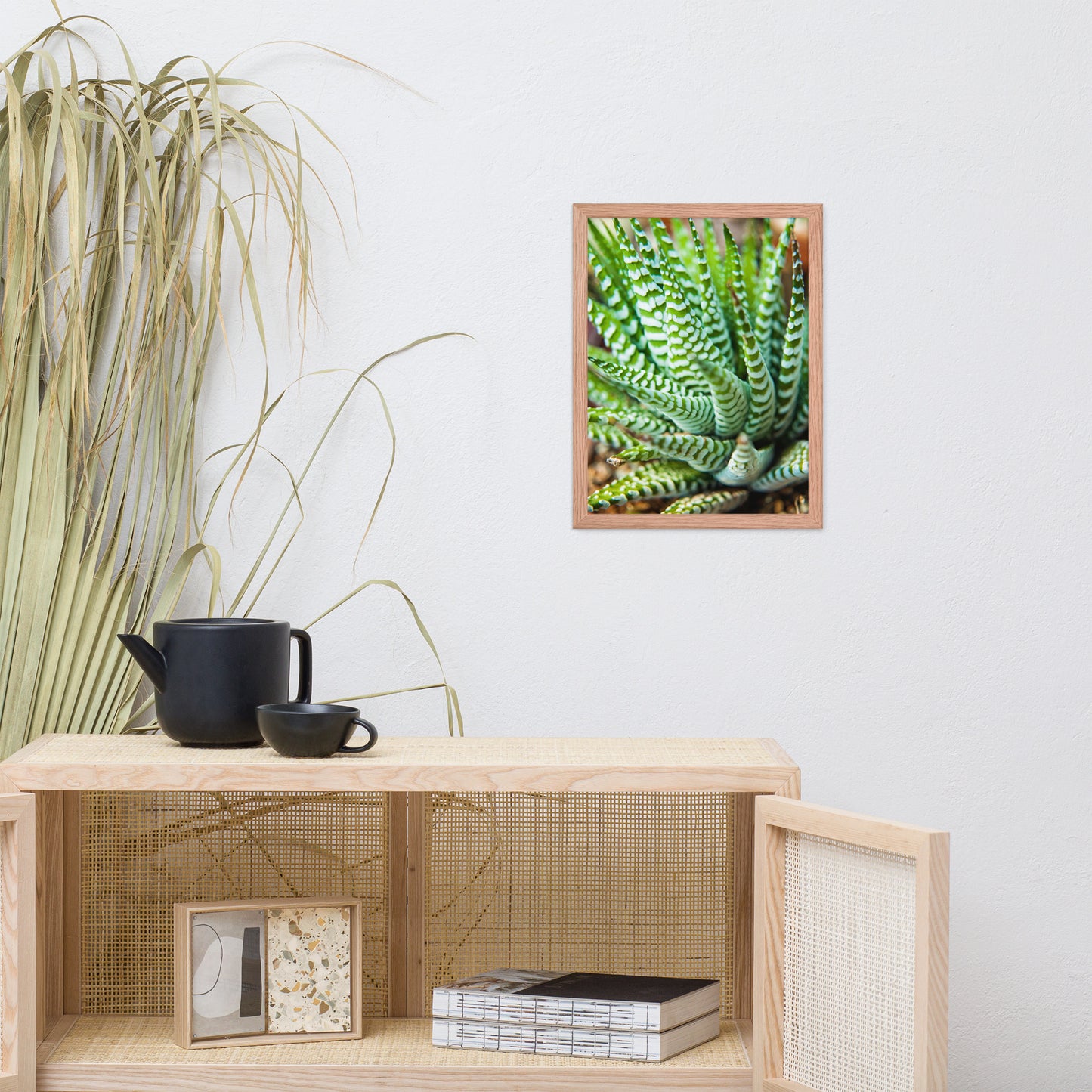 Succulent 2 Botanical Nature Photo Framed Wall Art Print