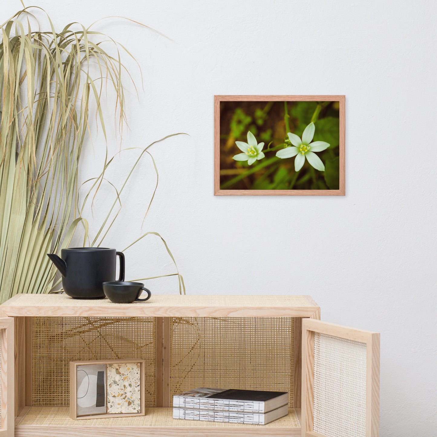 Wild Beauty Floral Nature Photo Framed Wall Art Print