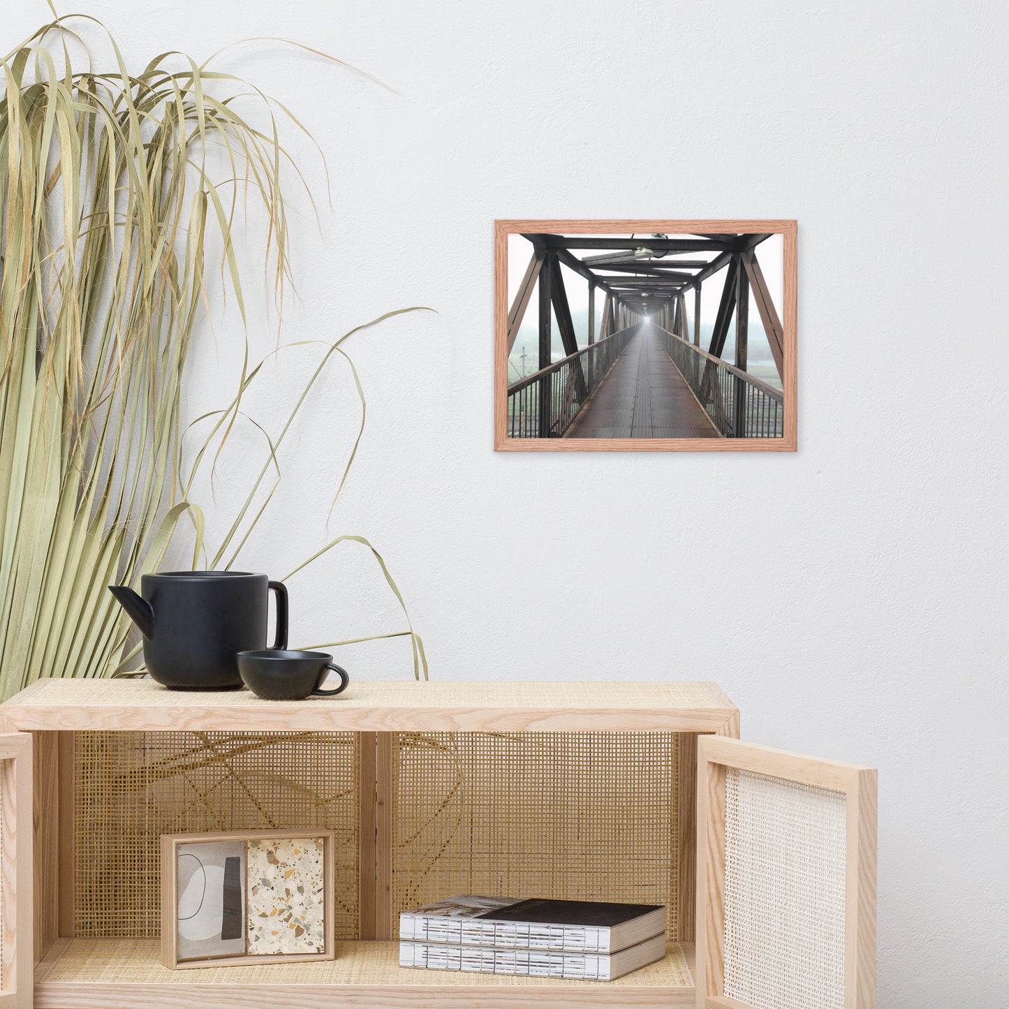 Vanishing Point Architectural Photograph Framed Wall Art Print