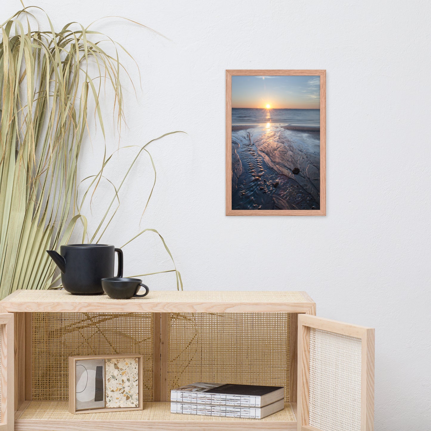 Low Tide Ravine Landscape Framed Photo Paper Wall Art Prints