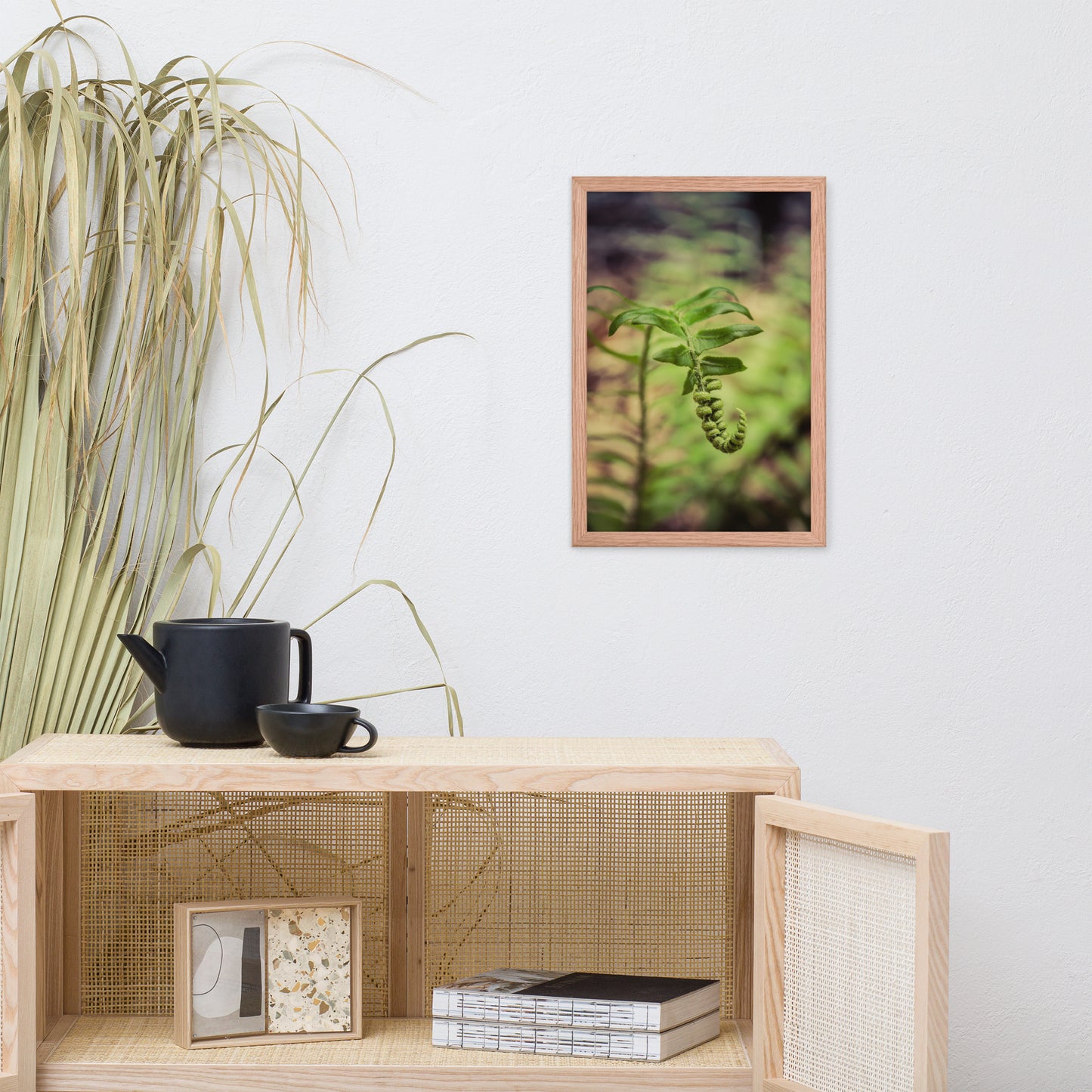 Growth of the Forest Floor Botanical Nature Photo Framed Wall Art Print