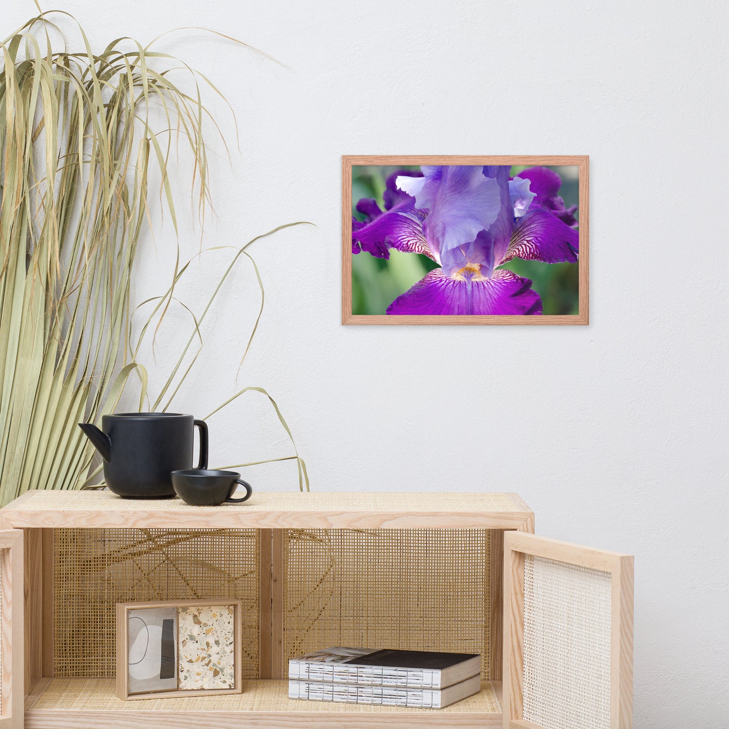Bedroom Wall Decor Etsy: Glowing Iris - Floral / Botanical / Nature Photo Framed Wall Art Print - Artwork - Wall Decor - Modern Home Decor