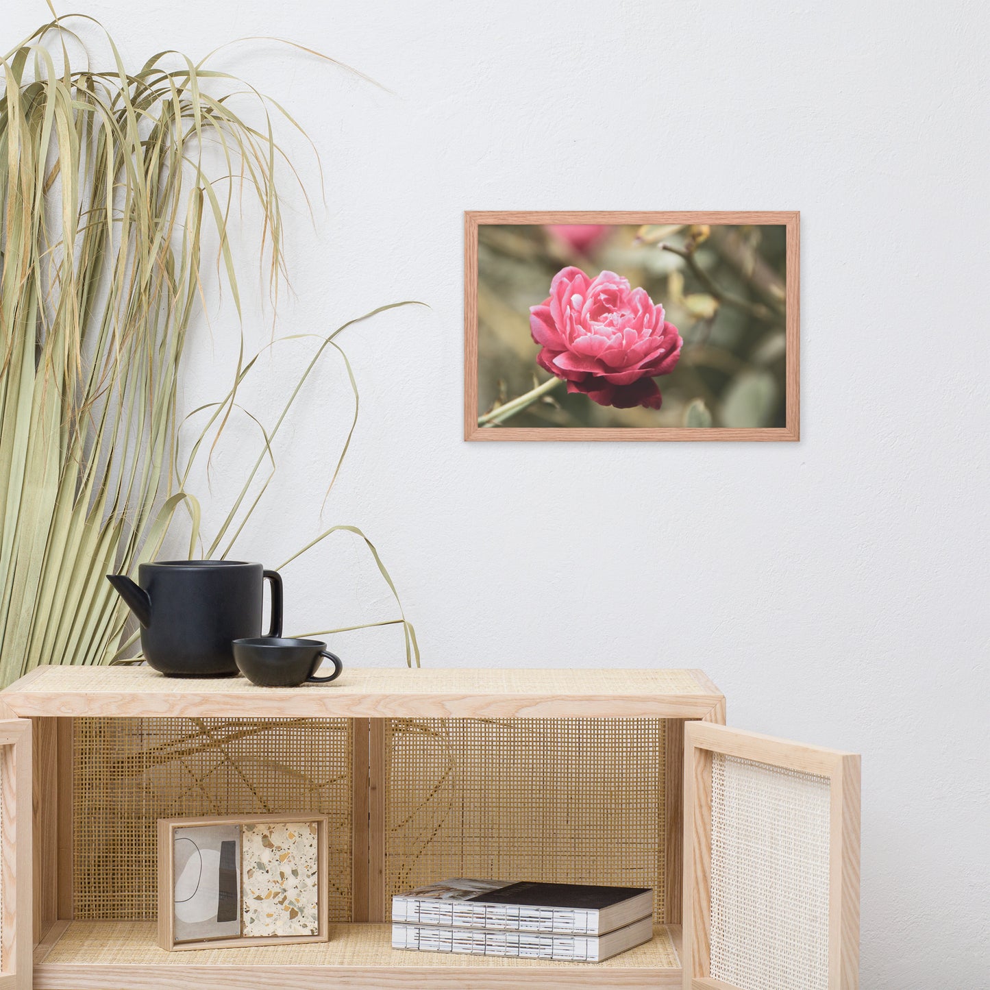 Perfect Petals Colorized Floral Nature Photo Framed Wall Art Print