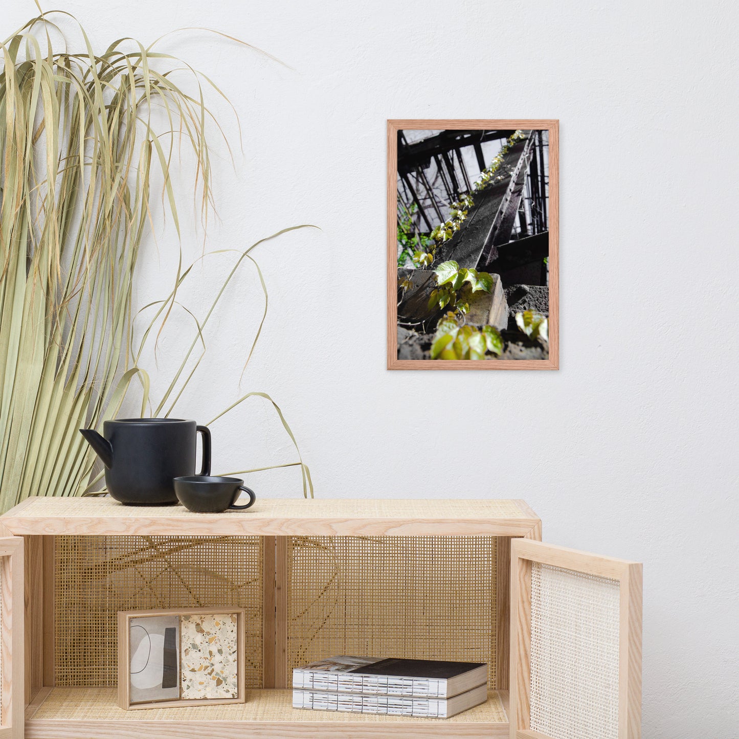 Nature Taking Over Botanical Nature Photo Framed Wall Art Print