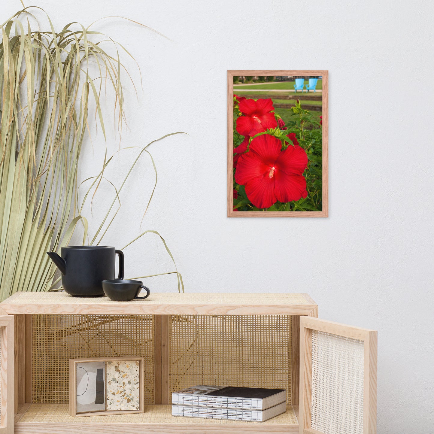 The Riverfront 2 Floral Nature Photo Framed Wall Art Print