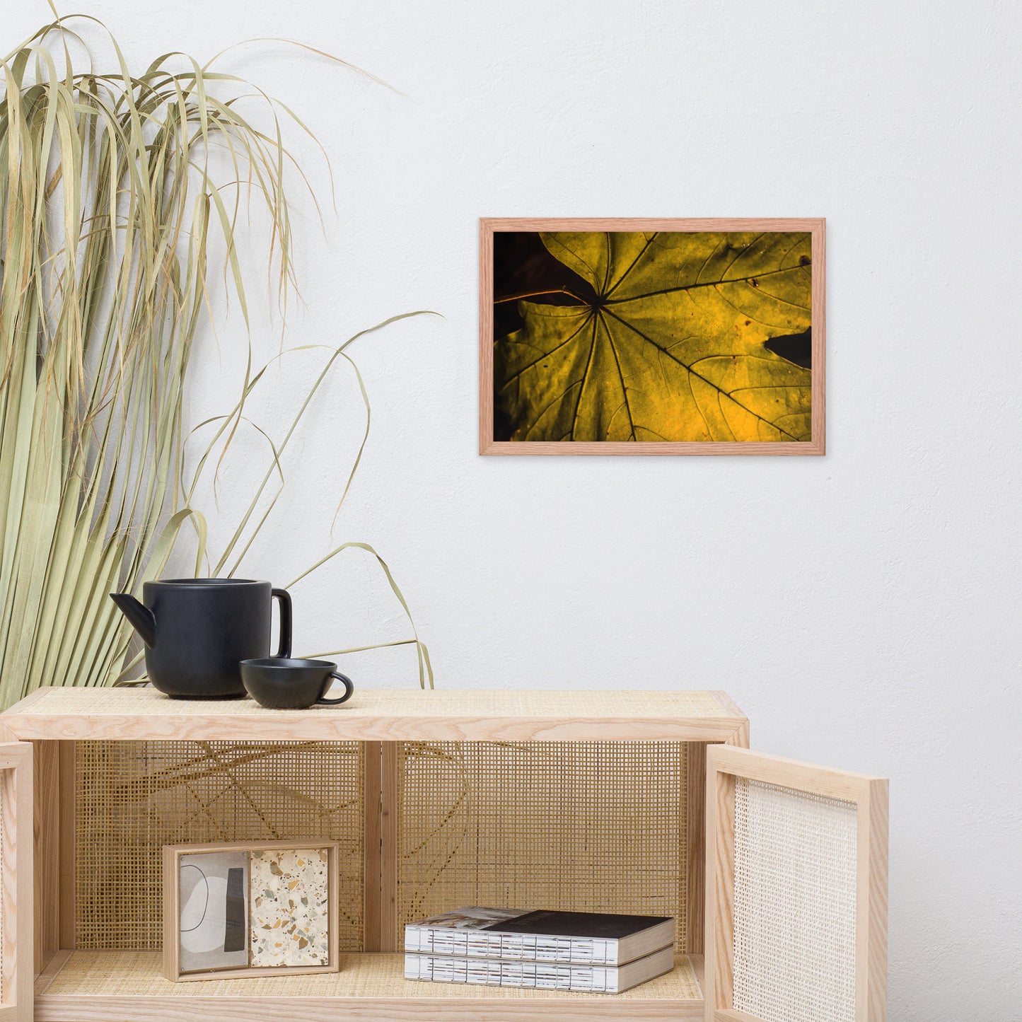 Seasons Change Botanical Nature Photo Framed Wall Art Print