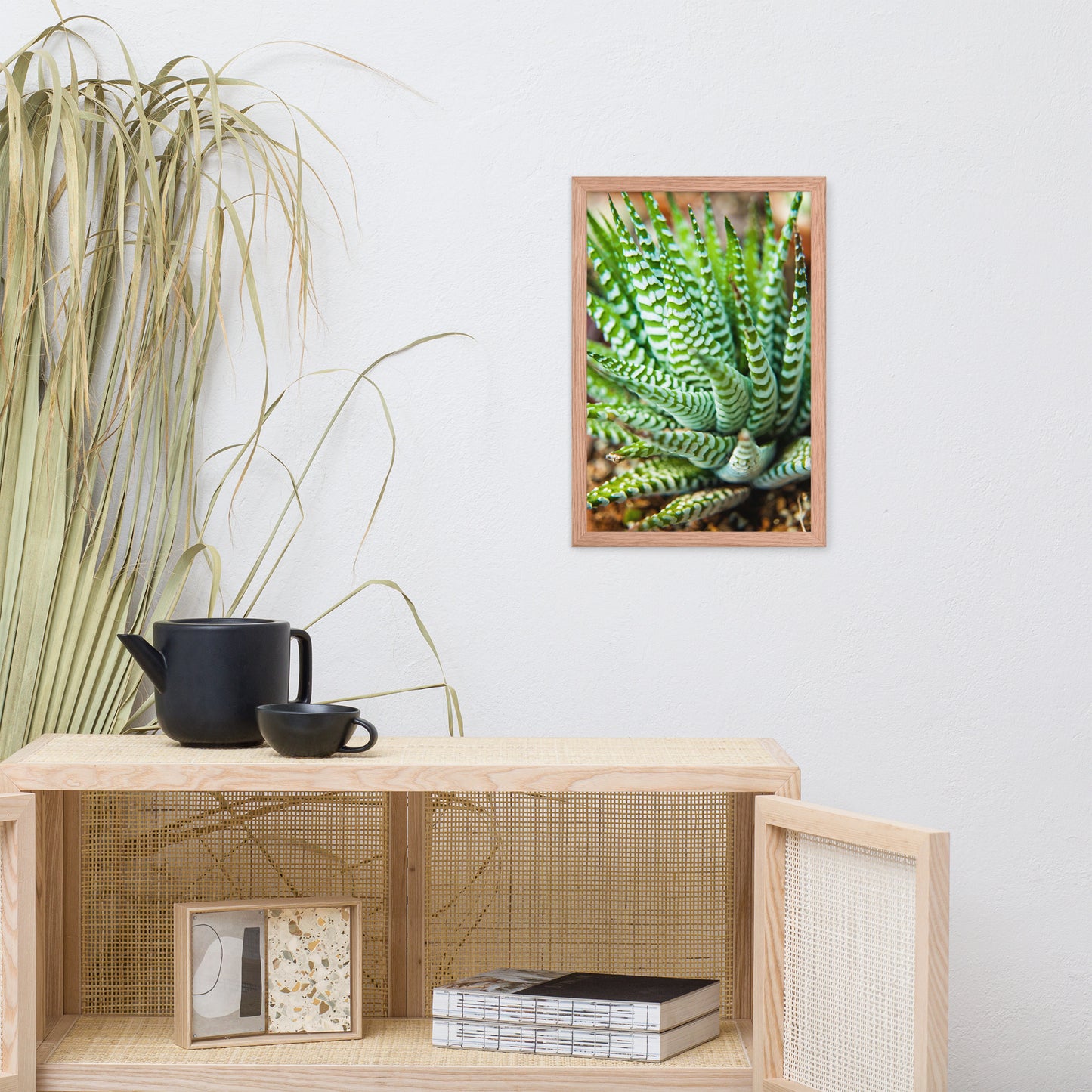 Succulent 2 Botanical Nature Photo Framed Wall Art Print