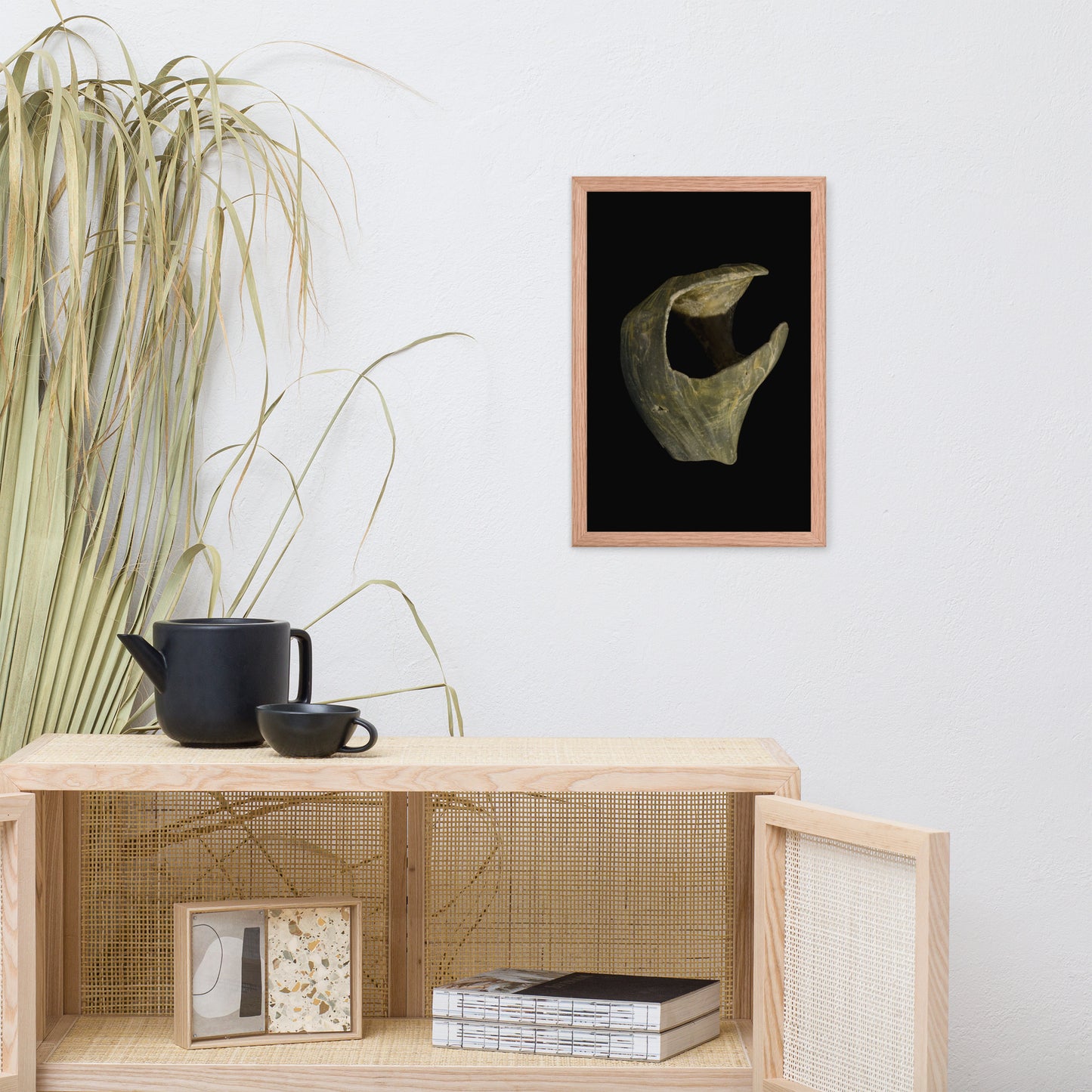 State of Erosion Image 5 Whelk Shell Coastal Nature Photo Framed Wall Art Print