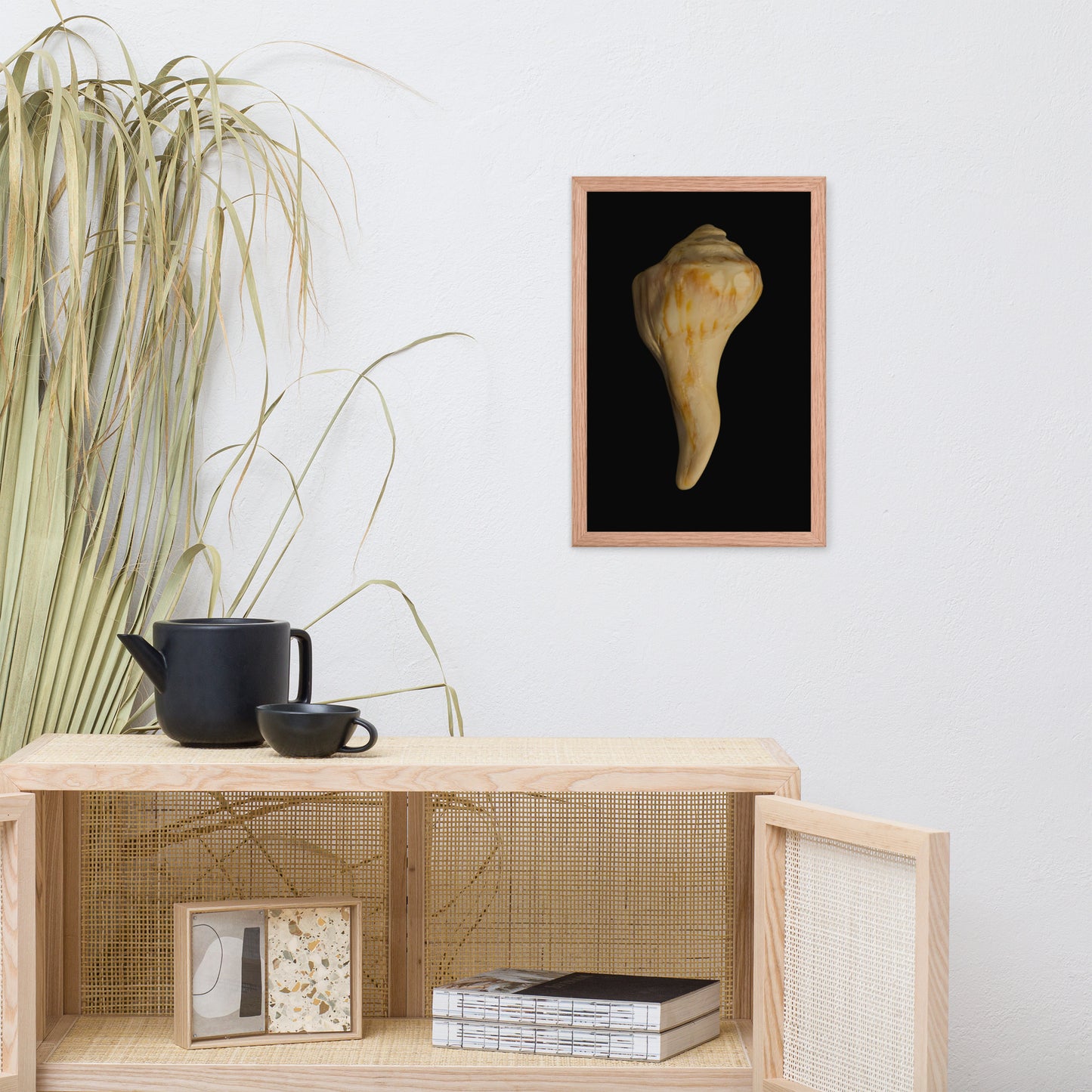 States of Erosion Image 9 Whelk Shell Coastal Nature Photo Framed Wall Art Print