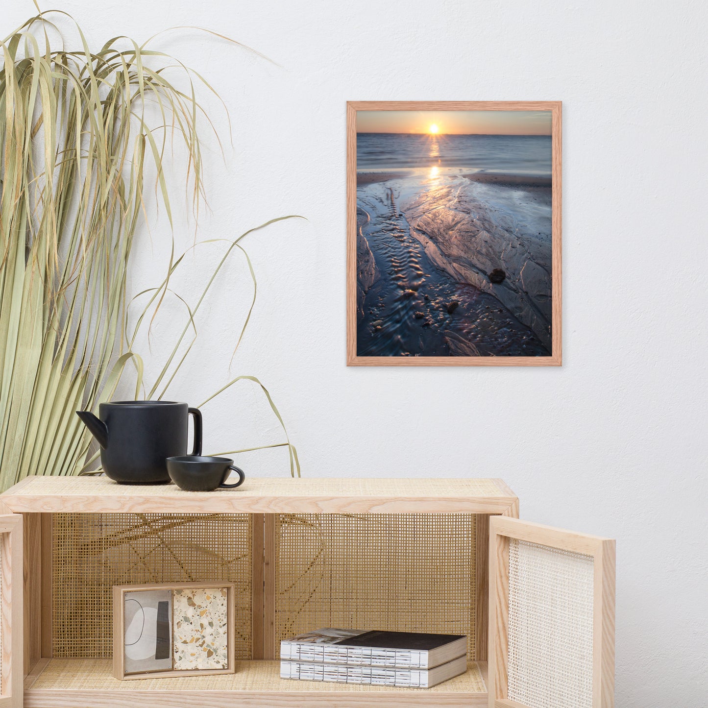 Low Tide Ravine Landscape Framed Photo Paper Wall Art Prints