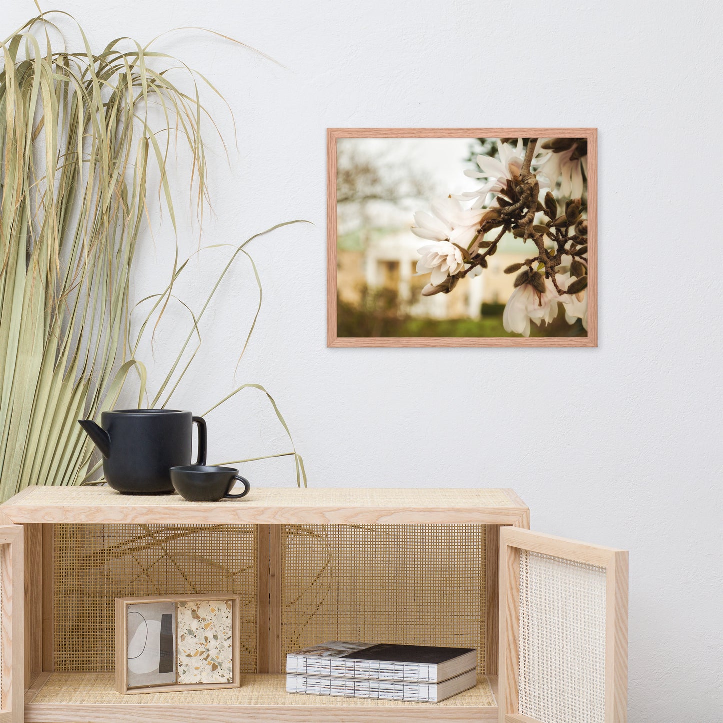 Bellevue Mansion Floral Nature Photo Framed Wall Art Print
