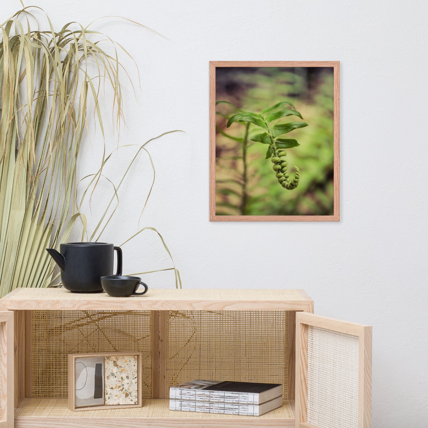 Growth of the Forest Floor Botanical Nature Photo Framed Wall Art Print